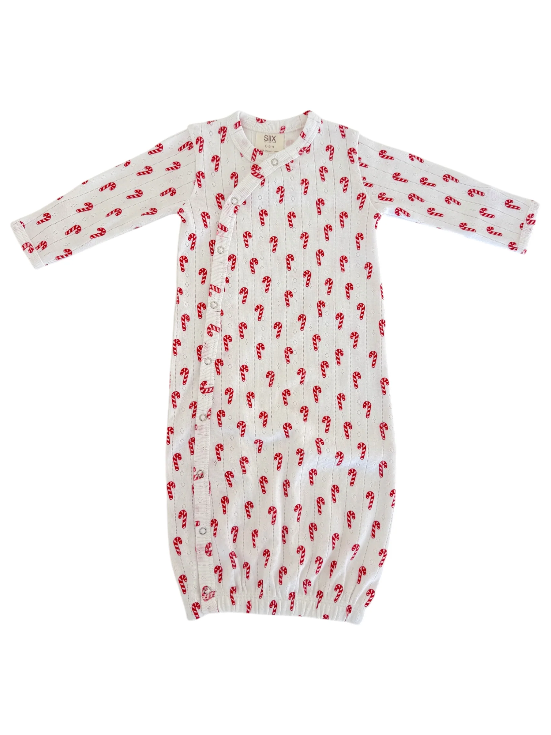 Candy Cane / Organic Pointelle Gown - Image 2