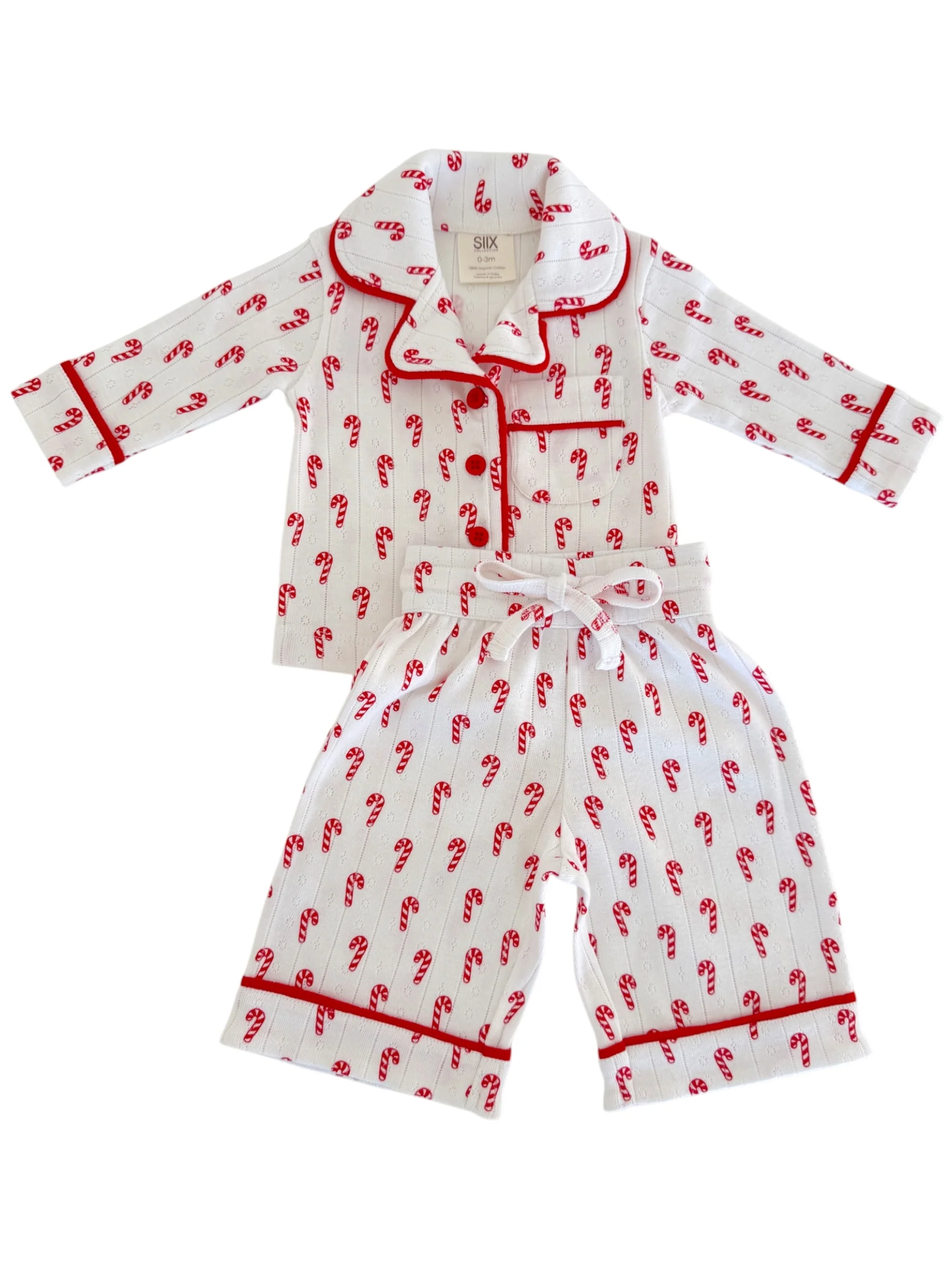 Candy Cane / Organic Pointelle Lounge Set - Image 5