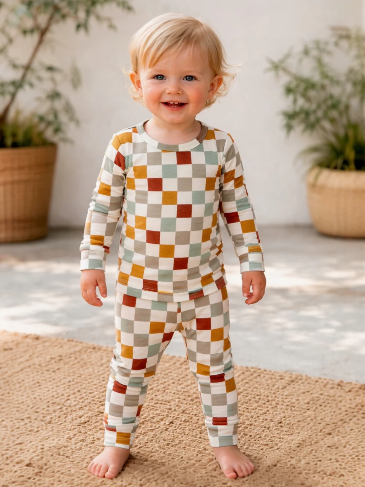 Cannoli Checkerboard / Organic 2-Piece Set