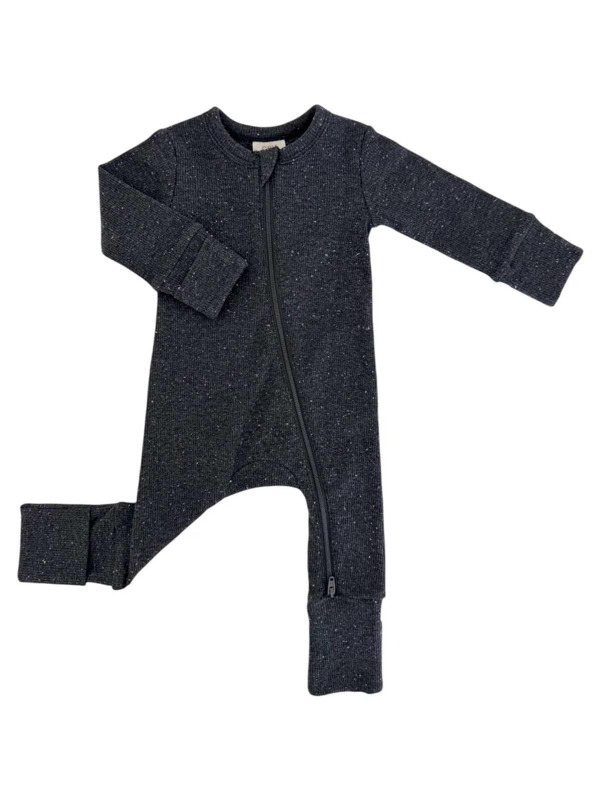 Charcoal Speckle / 2-Way Zip Romper - Image 4