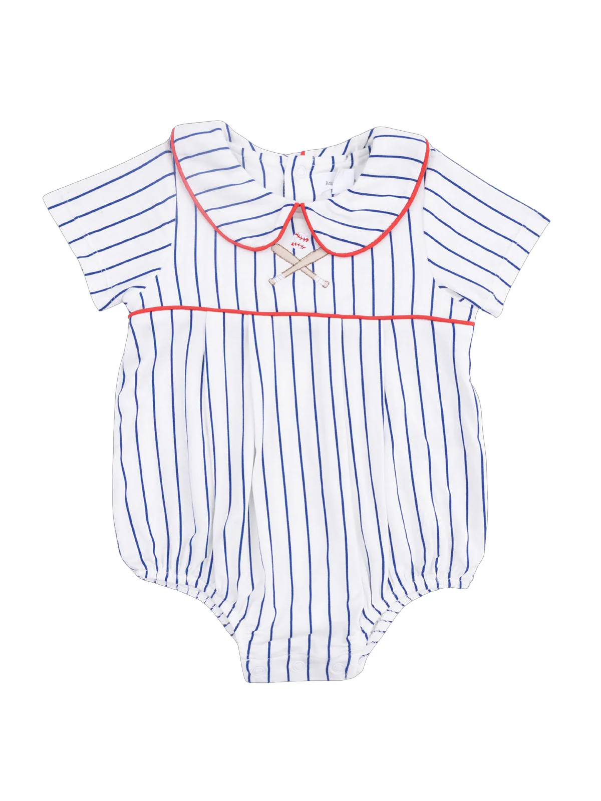 Classic Box Pleat Bubble, Baseball Stripe
