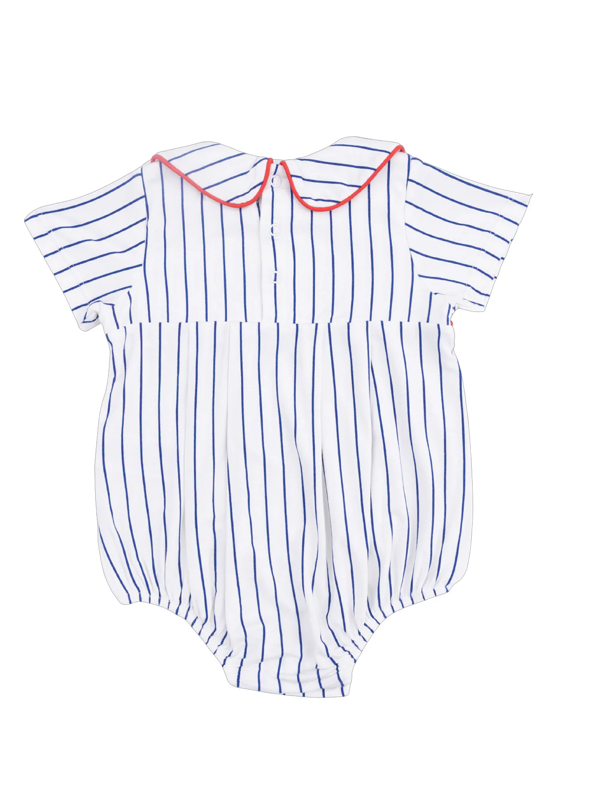 Classic Box Pleat Bubble, Baseball Stripe - Image 3