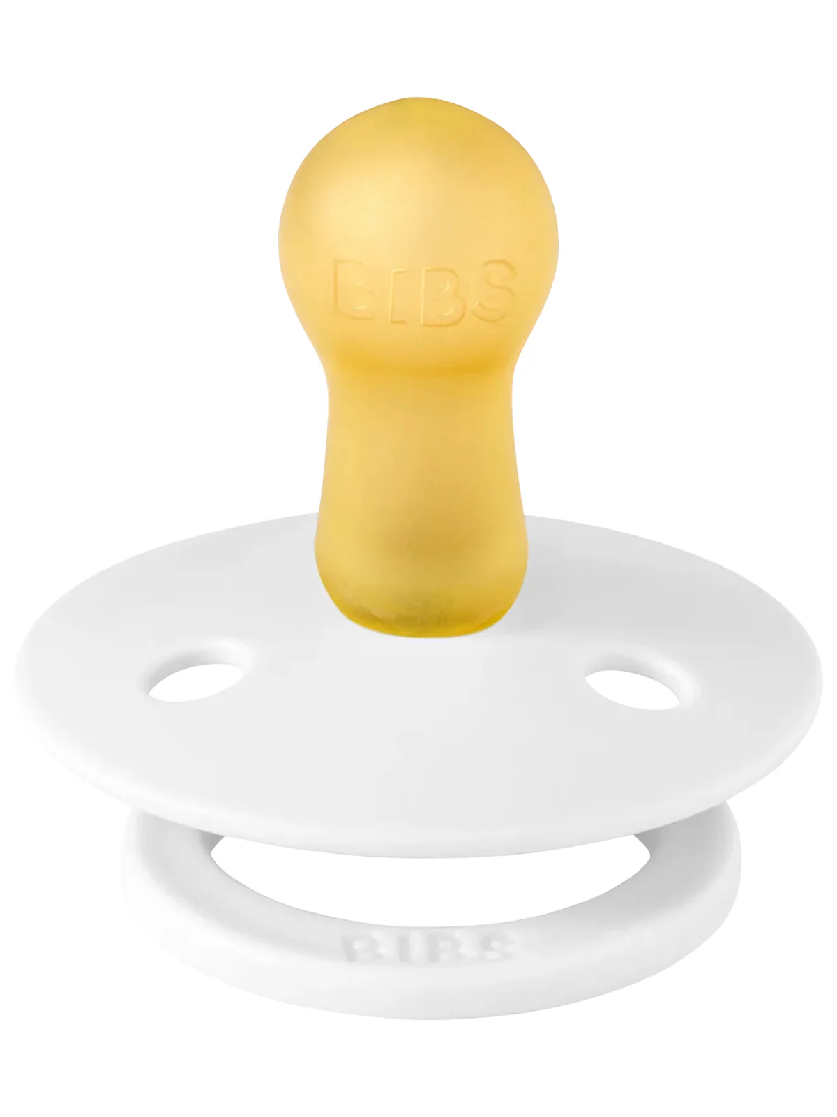Colour Round Natural Rubber Latex Pacifier 2 Pack, Black/White - Image 3