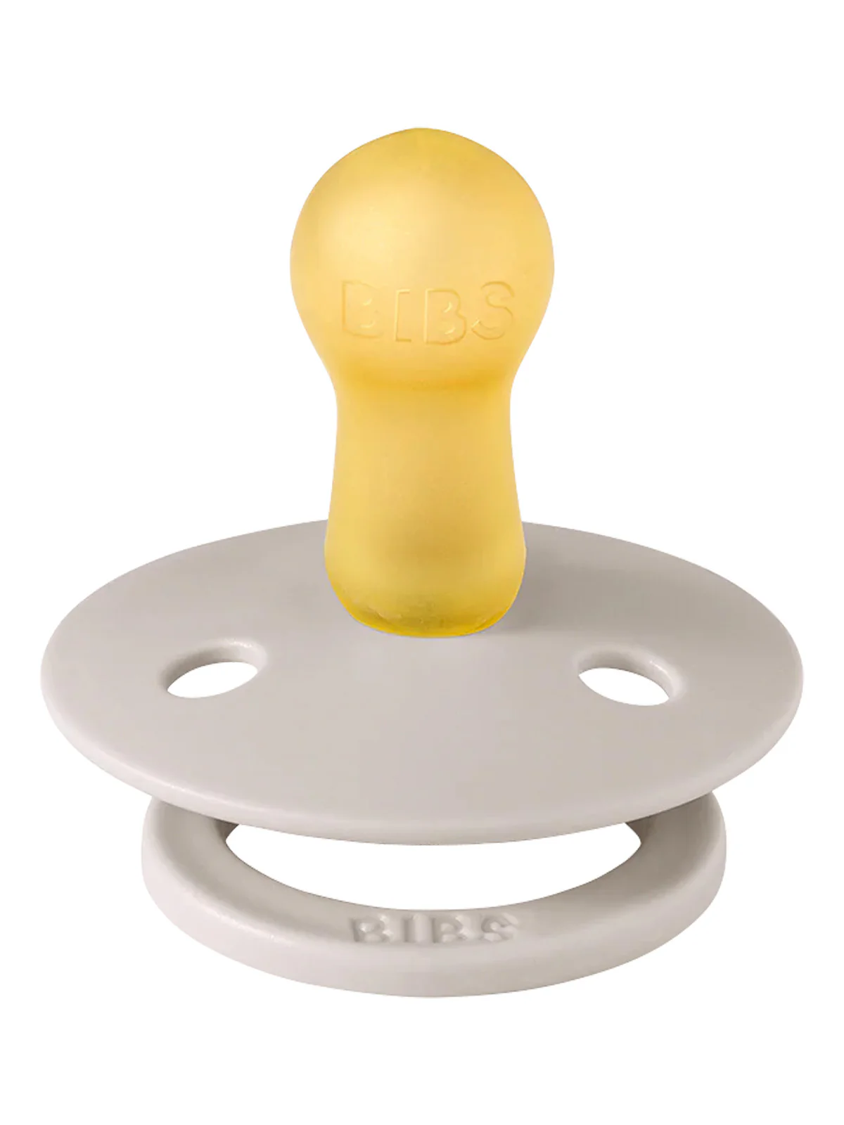 Colour Round Natural Rubber Latex Pacifier 2-Pack, Mushroom/Breeze - Image 2