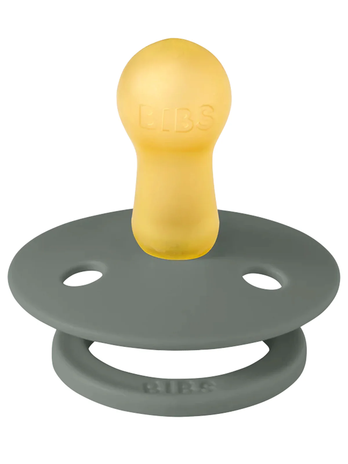 Colour Round Natural Rubber Latex Pacifier 2 Pack, Vanilla/Pine - Image 2