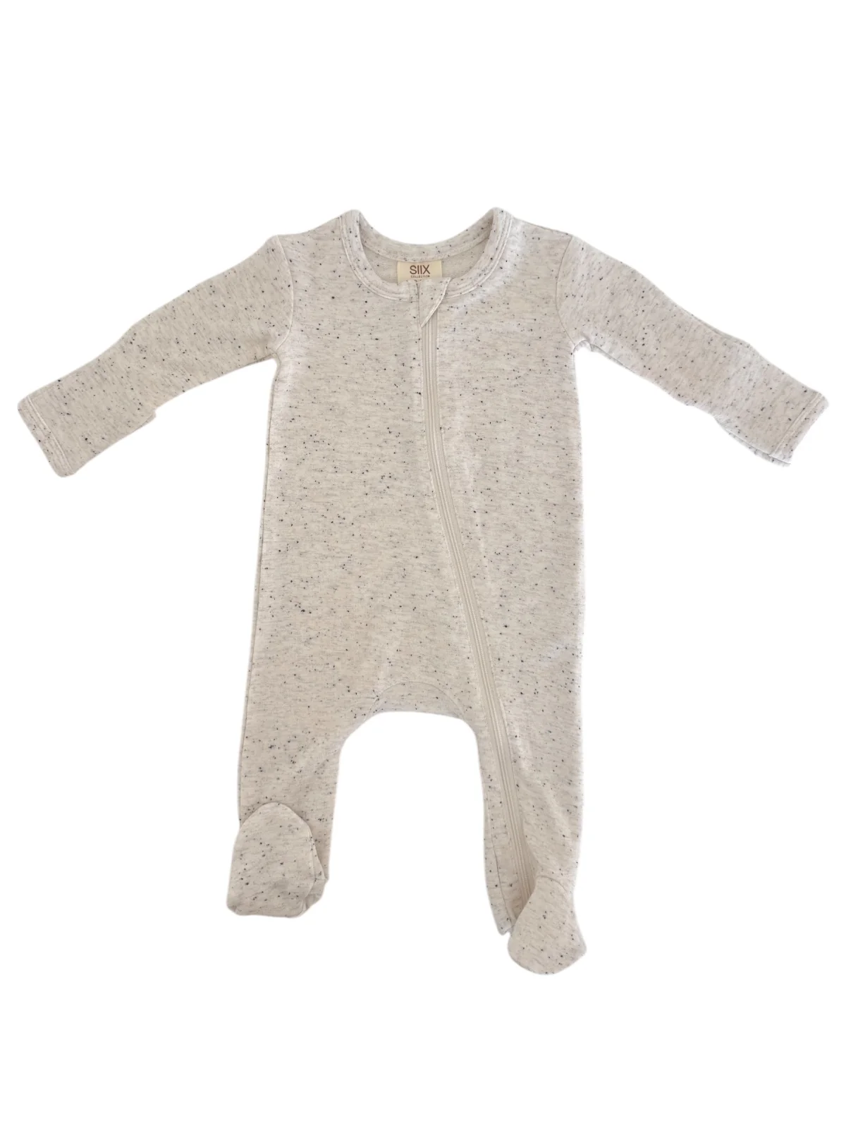 Dove Speckle / 2-Way Zip Footie - Image 3