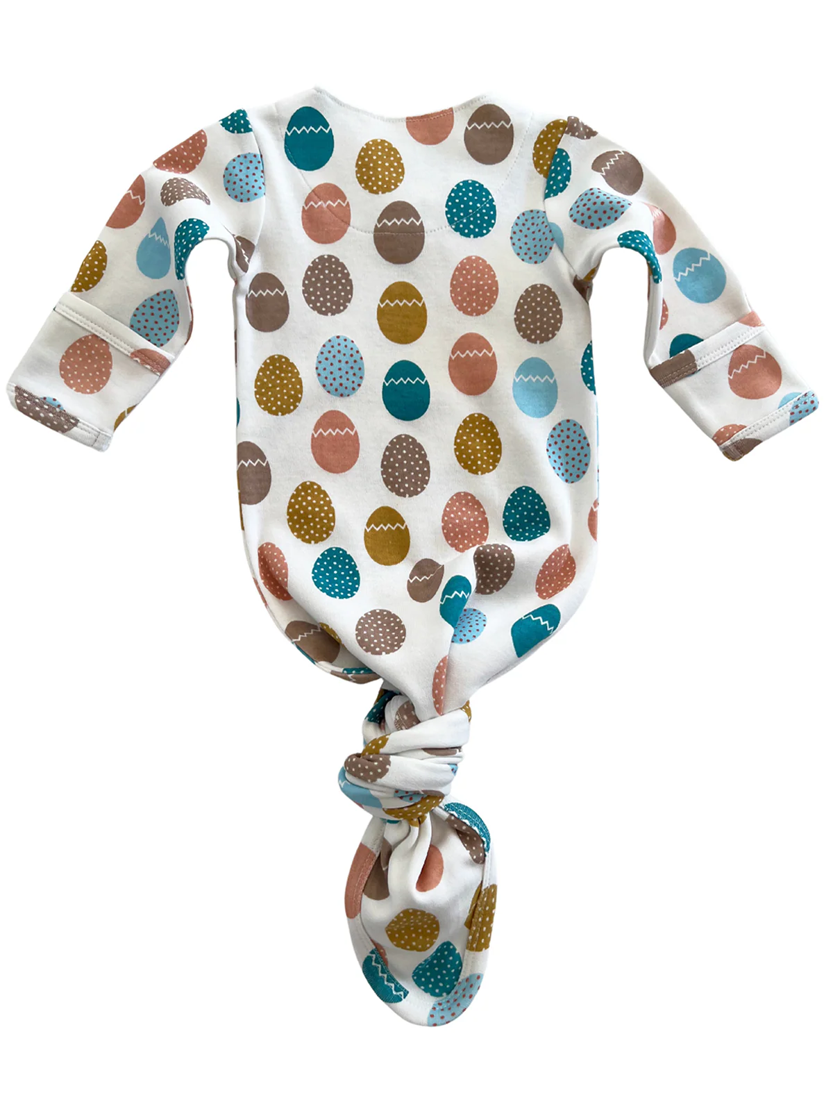 Easter Egg Hunt / Organic Kimono Knot Gown - Image 4