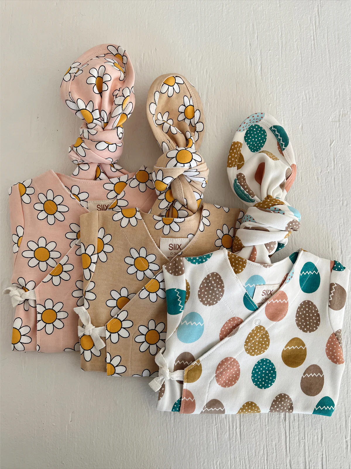 Easter Egg Hunt / Organic Kimono Knot Gown - Image 6