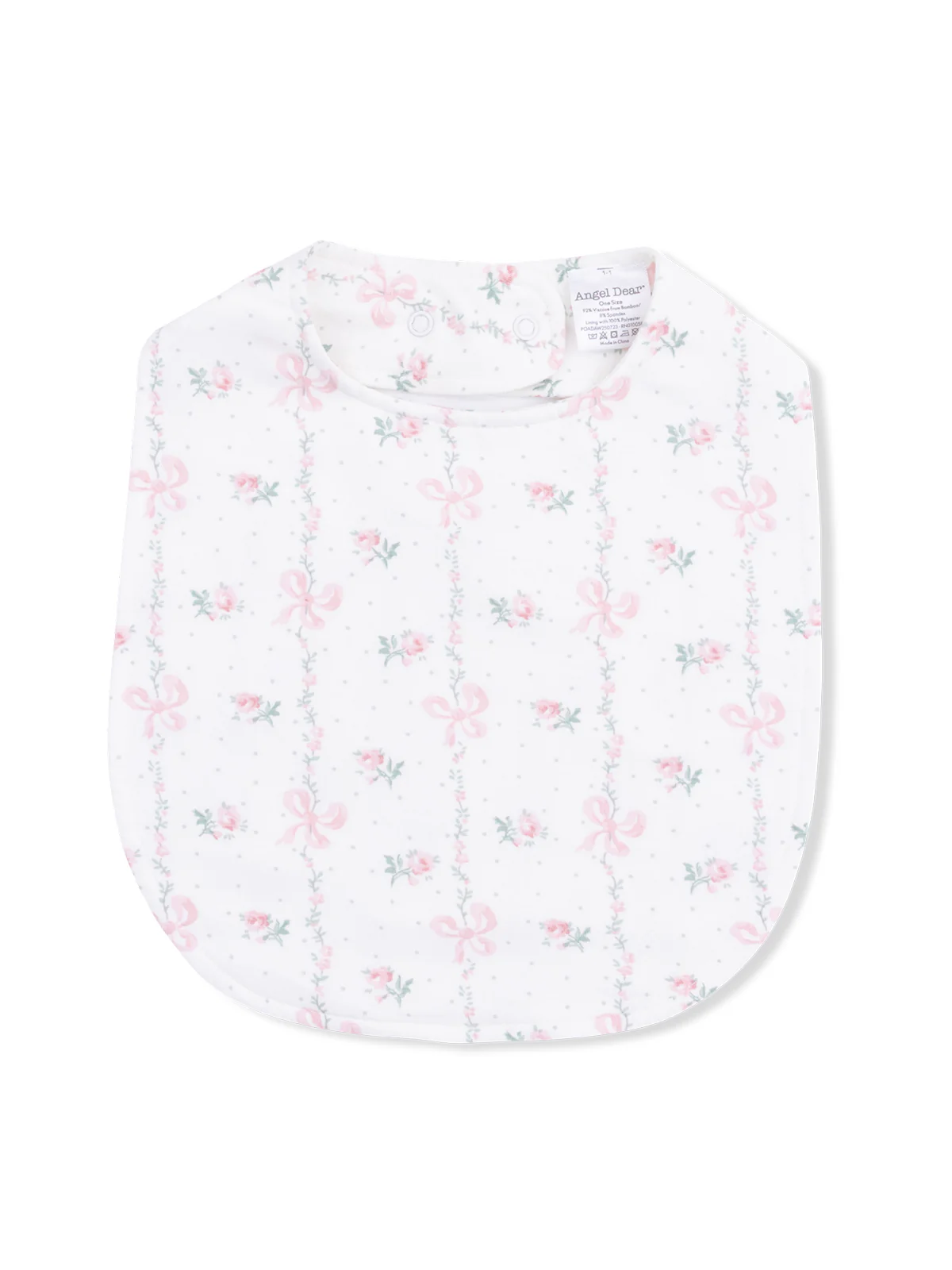 Feeding Bib, Dainty Buds and Bows