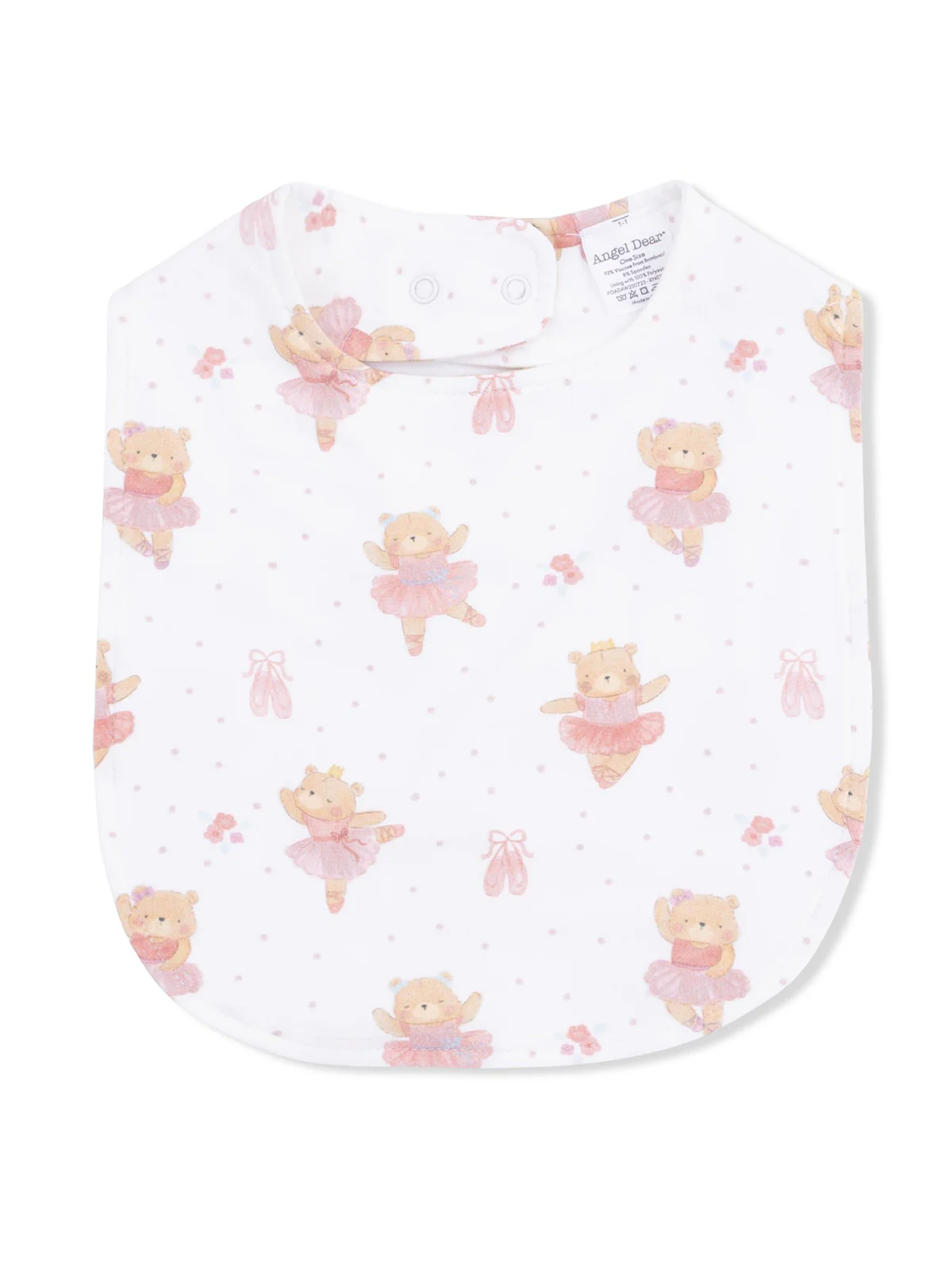 Feeding Bib, Teddy Bear Ballerina