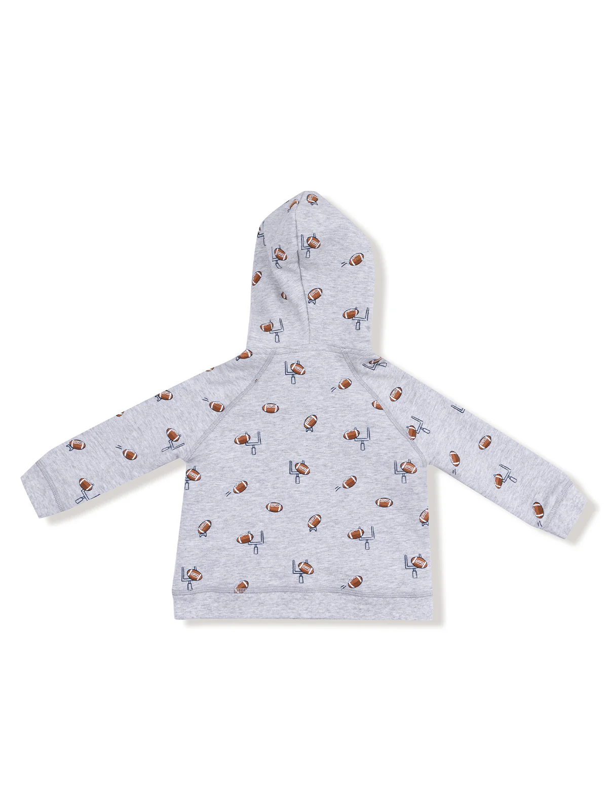 French Terry Hoodie & Jogger Set, Football Field Goal - Image 2