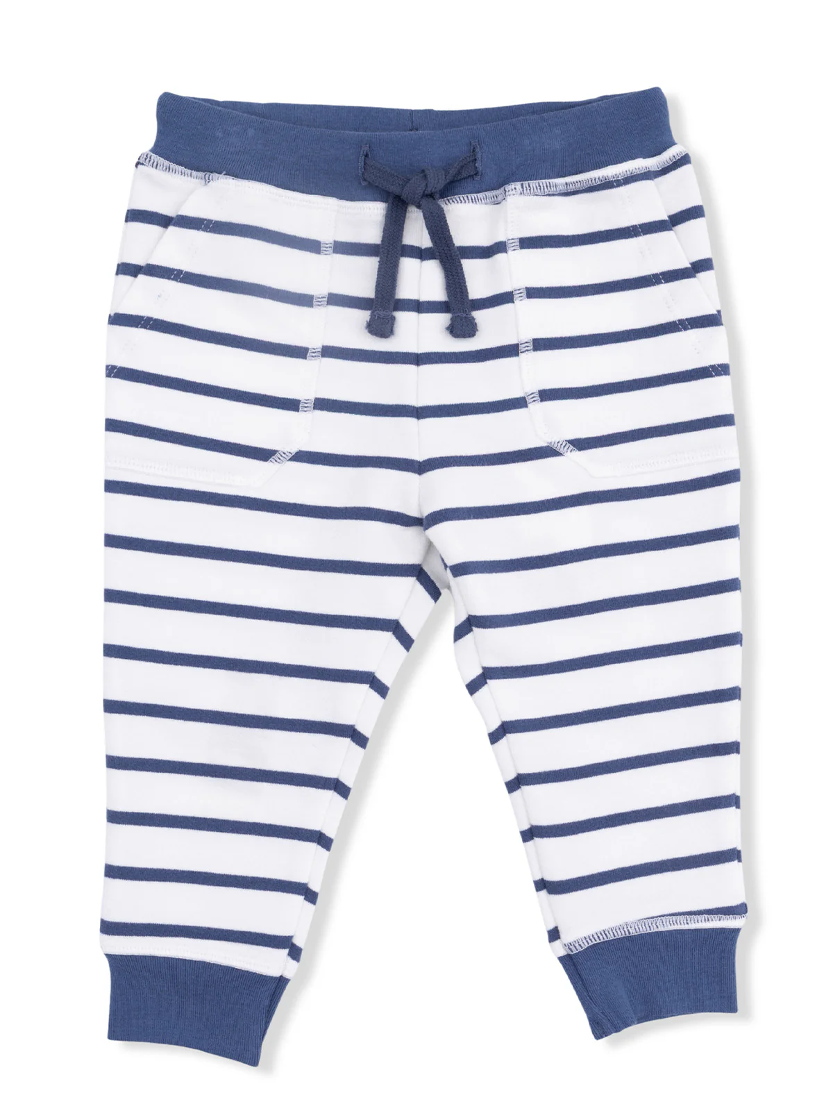 French Terry Jogger Pant, Oceana Stripe - Image 2