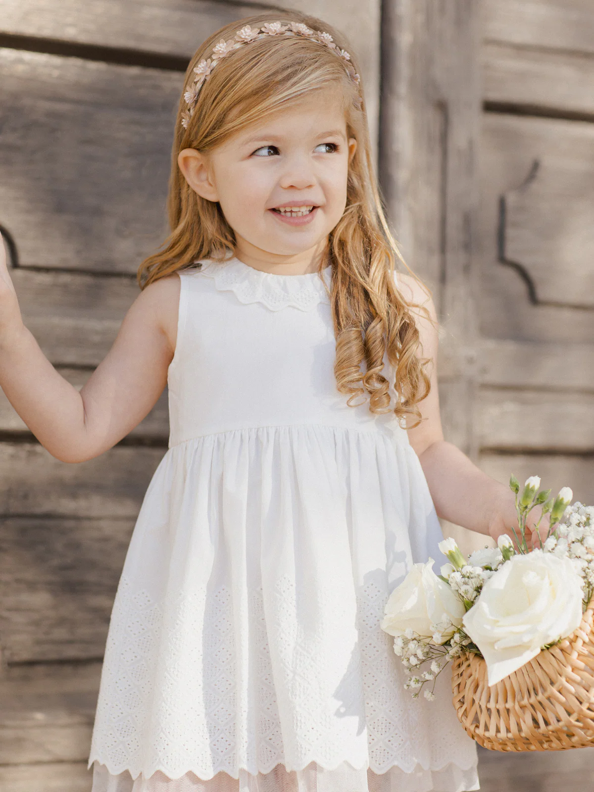 Georgia Dress, White - Image 3