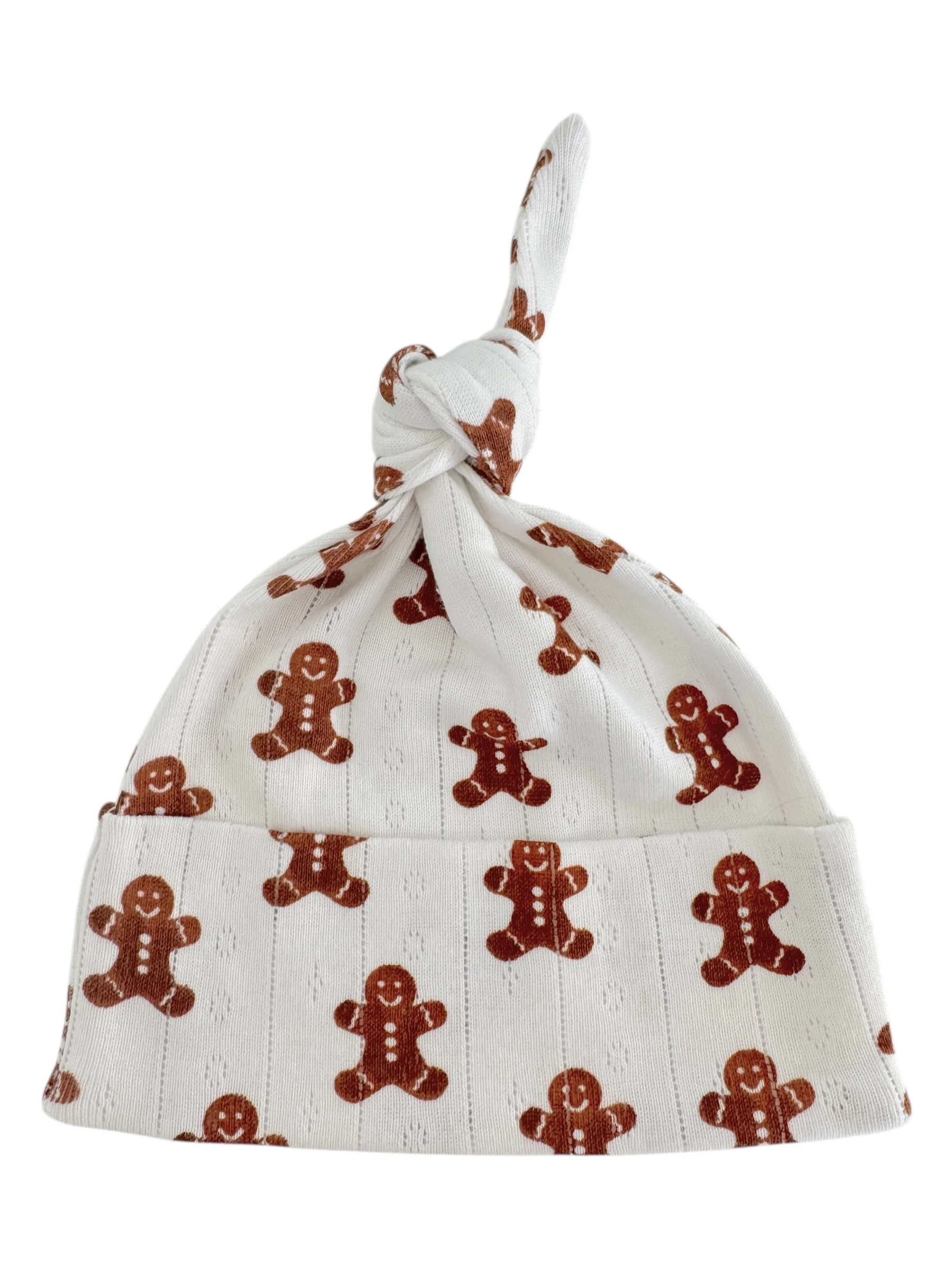Gingerbread / Organic Pointelle Beanie