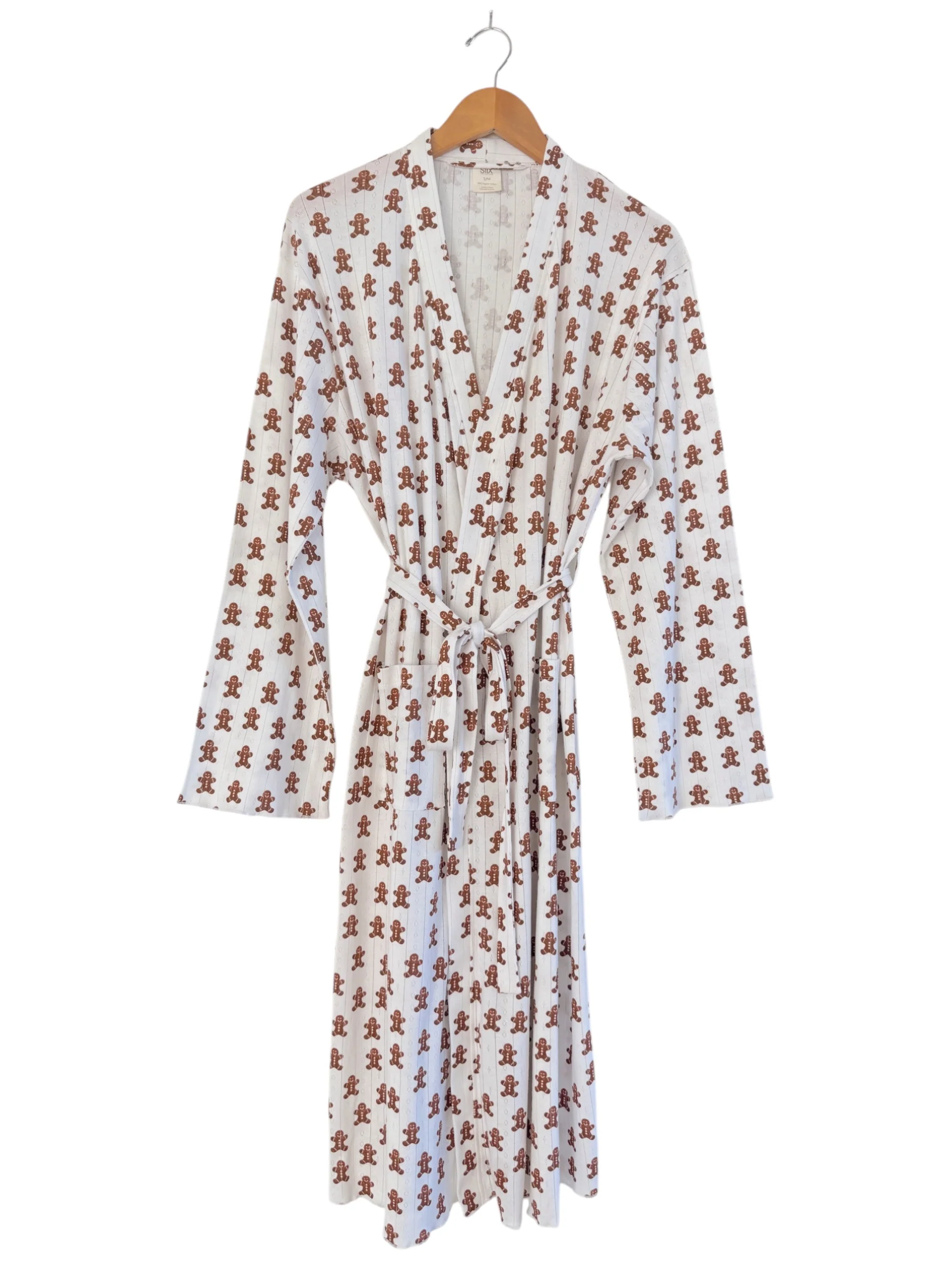 Gingerbread / Organic Pointelle Women's Robe