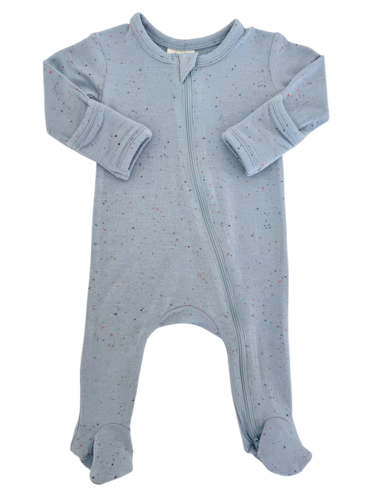 Glacier Speckle / 2-Way Zip Footie - Image 2