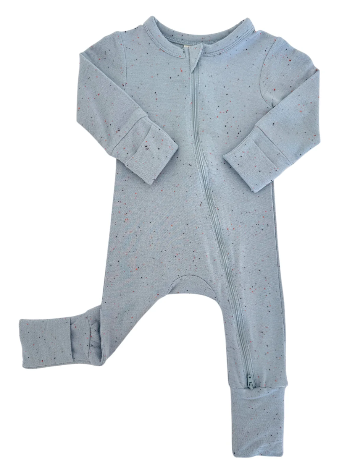 Glacier Speckle / 2-Way Zip Romper - Image 2