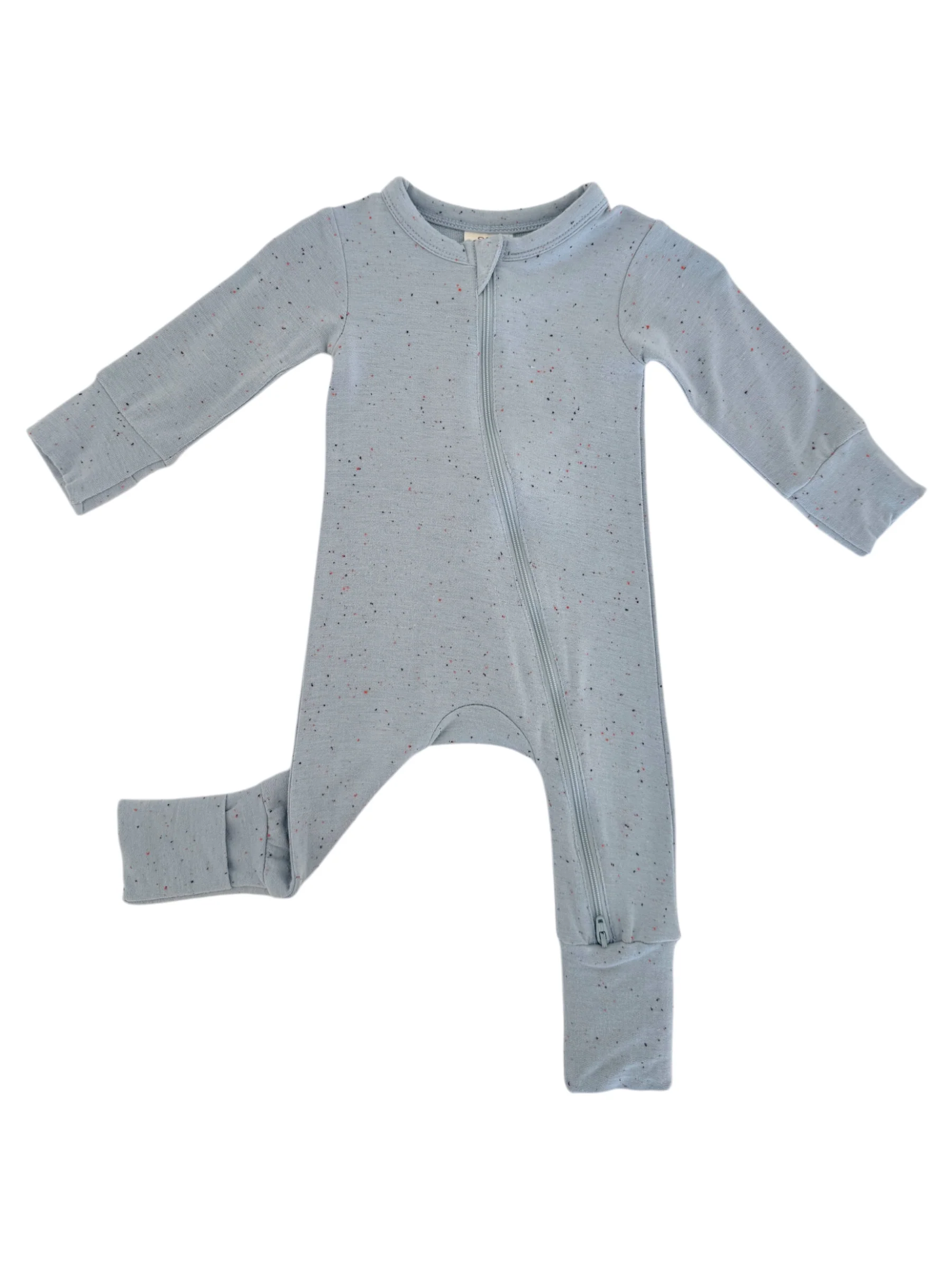 Glacier Speckle / 2-Way Zip Romper - Image 3
