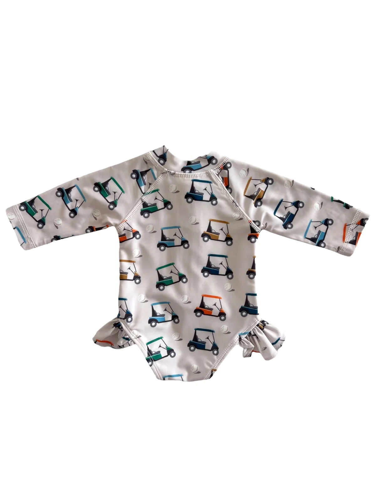 Golf Cart / Skipper Rashguard Swimsuit / UPF 50+ - Image 7