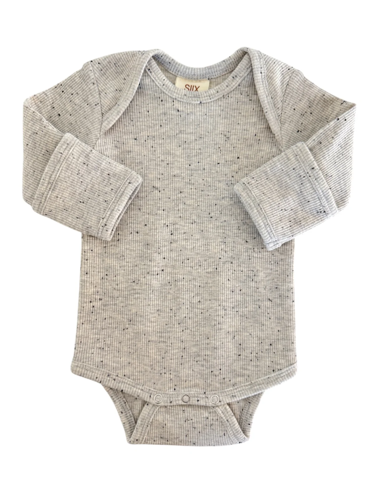 Heather Speckle / Long Sleeve Bodysuit - Image 2