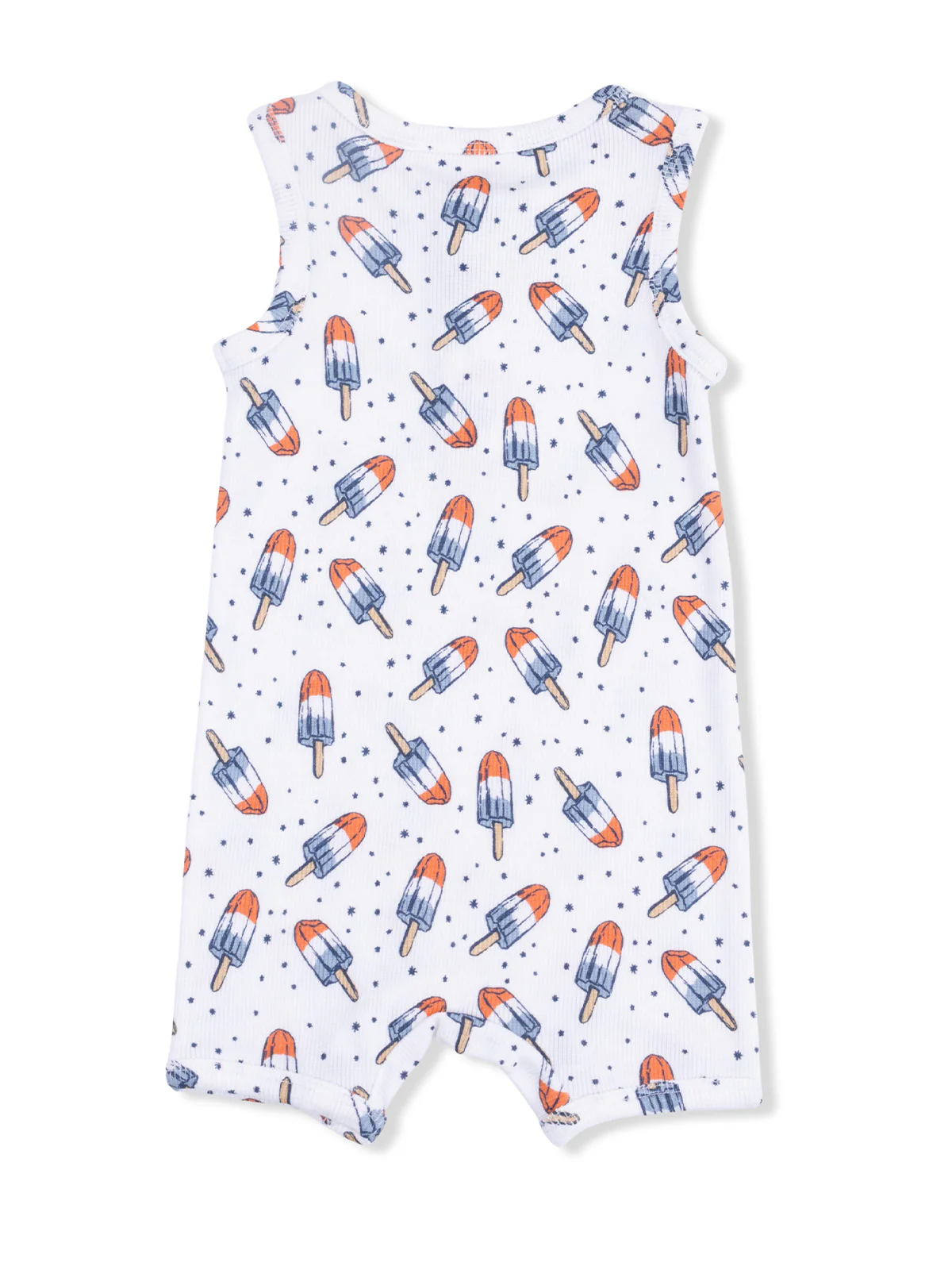 Henley Shortie Romper, Astro Pop - Image 2