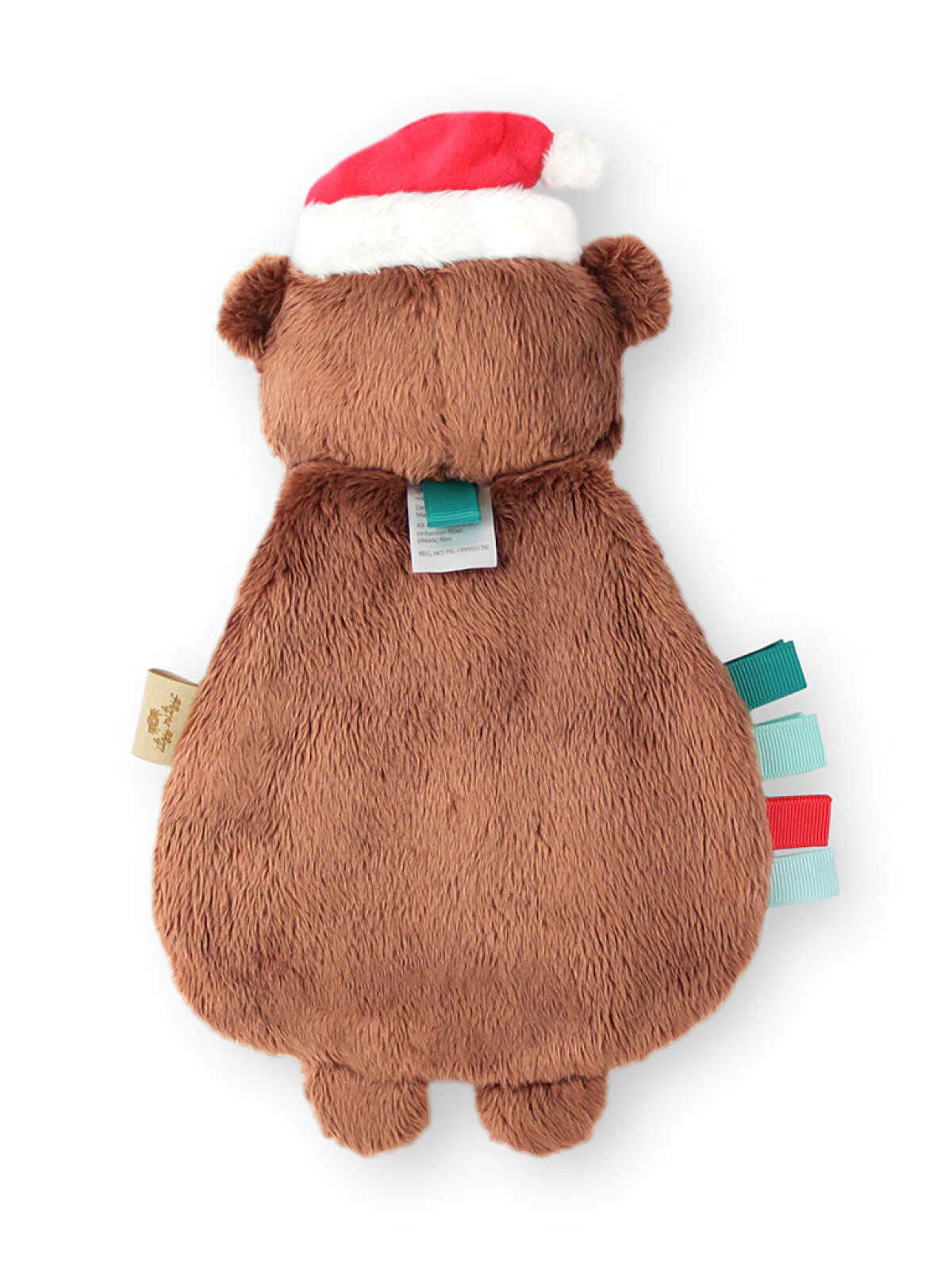 Itzy Lovey™ Plush Teether Toy, Holiday Bear - Image 2