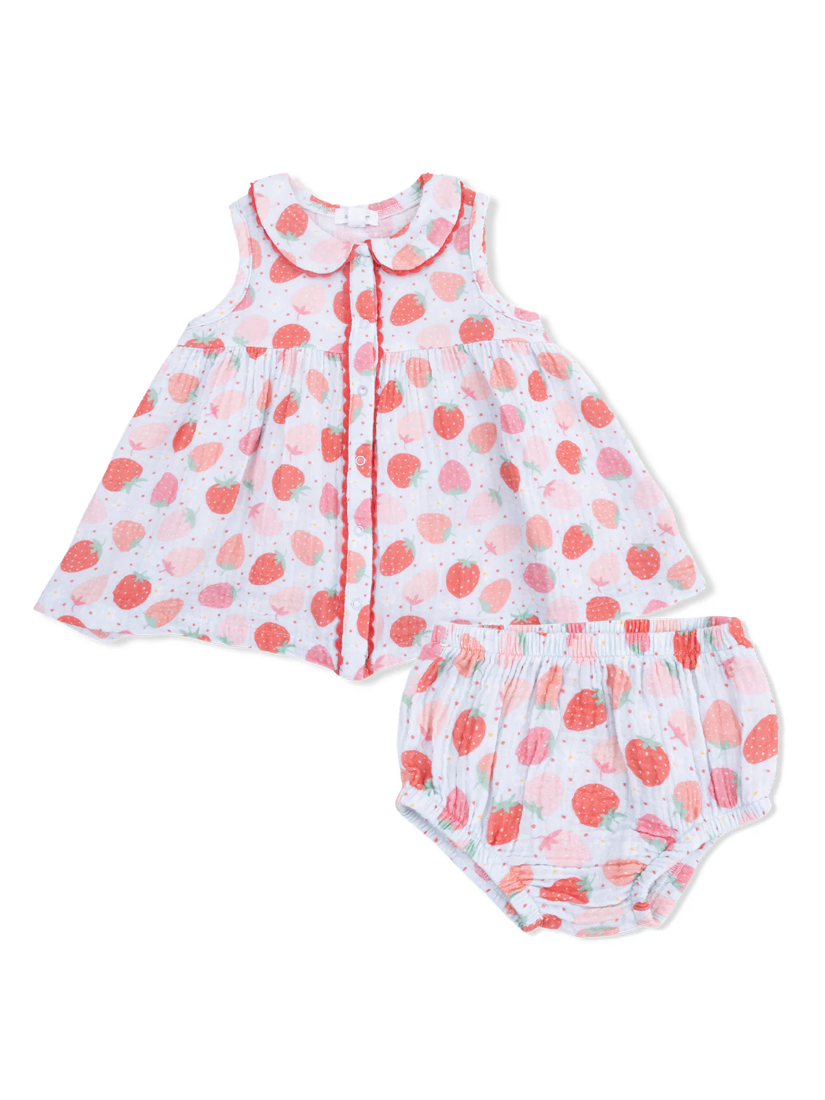 Jill Dress & Bloomer, Strawberry Bliss - Image 2