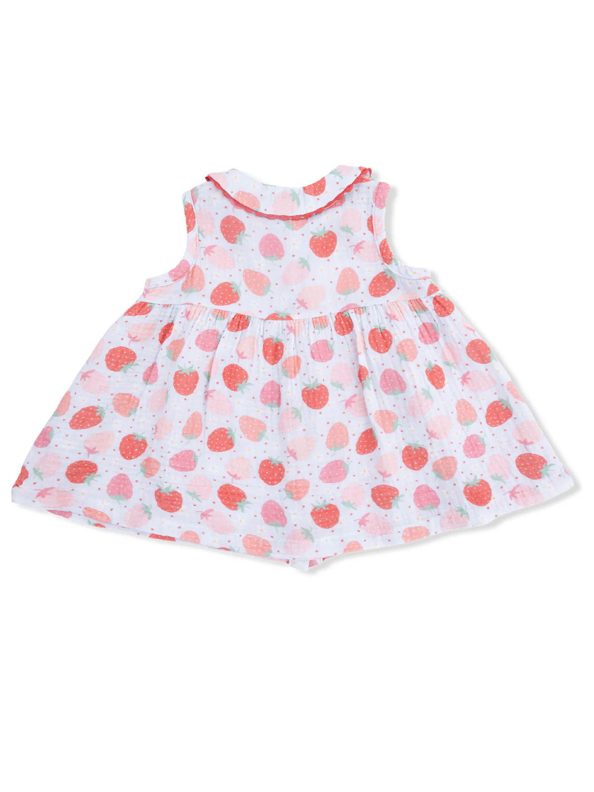 Jill Dress & Bloomer, Strawberry Bliss - Image 3