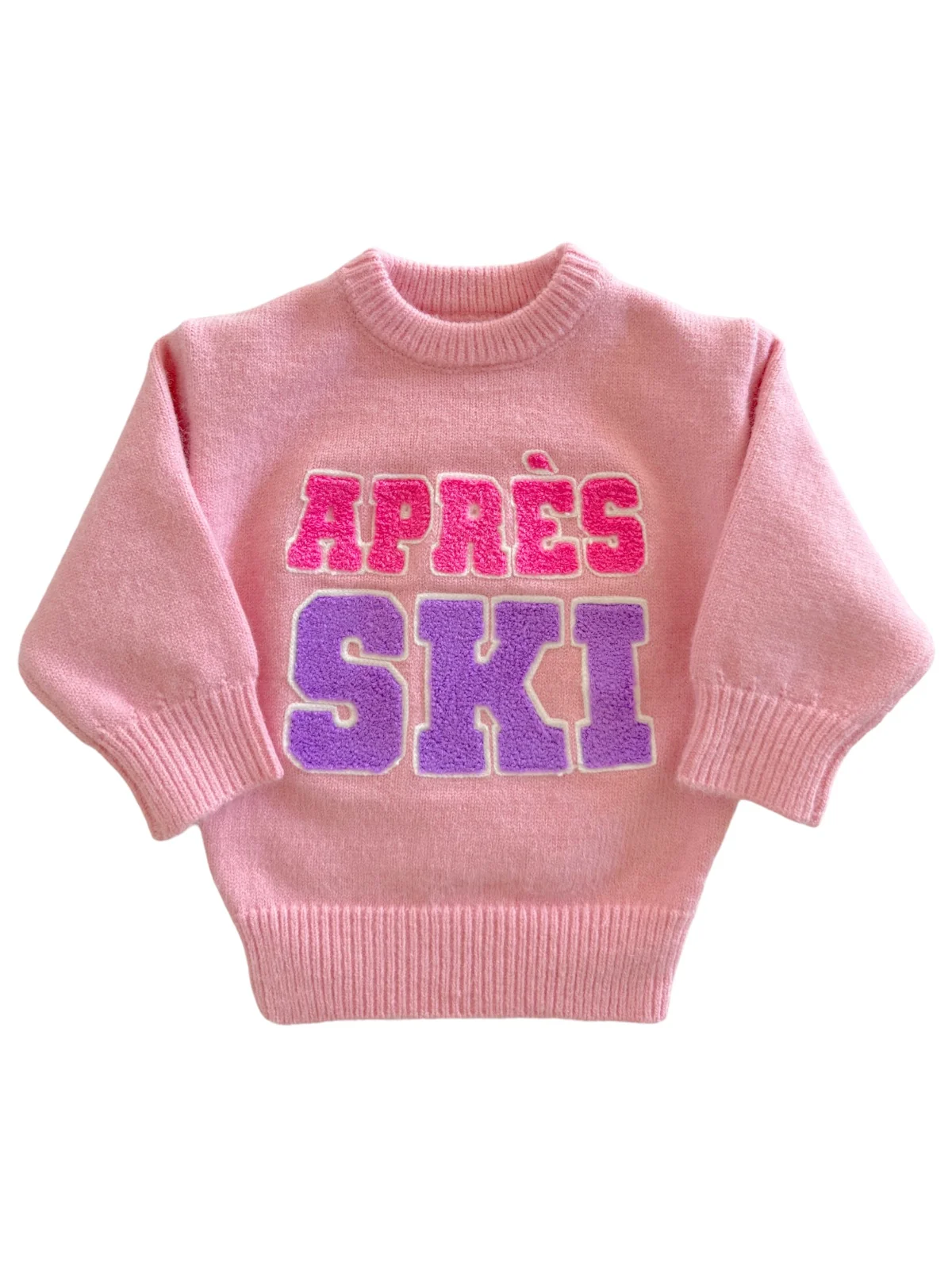 Knit Sweater, Après Ski Pink - Image 2
