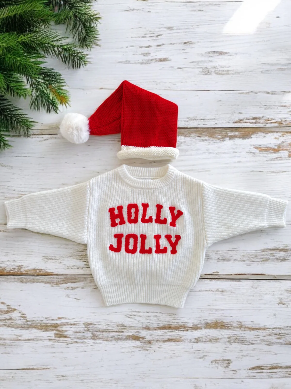 Knit Sweater, Holly Jolly - Image 3