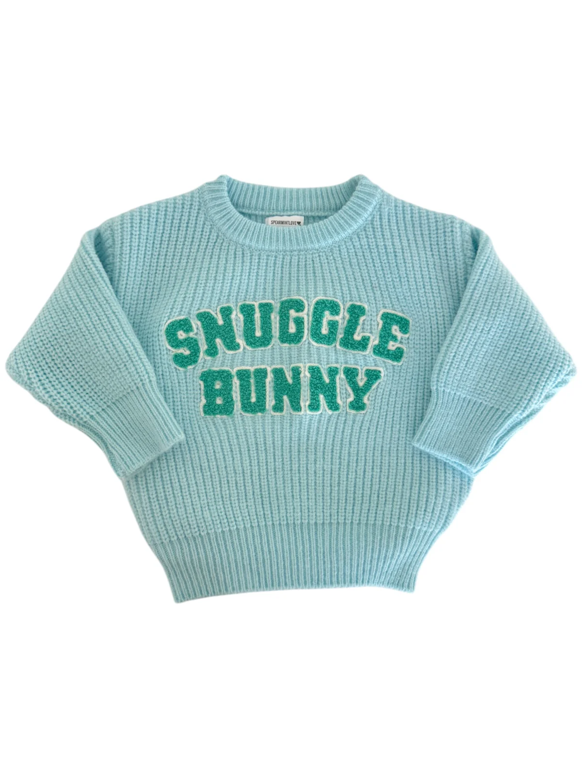 Knit Sweater, Snuggle Bunny Blue - Image 2