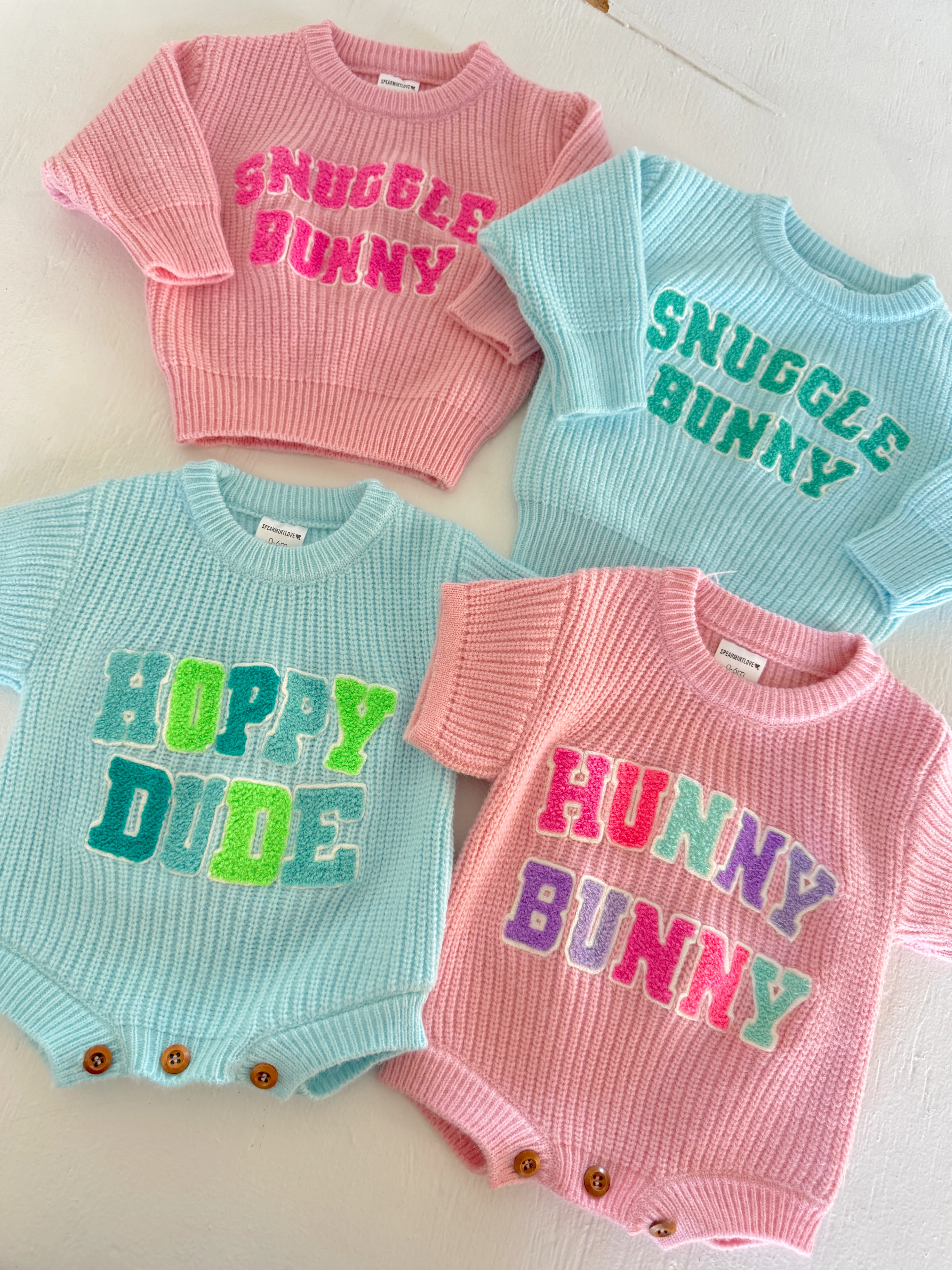 Knit Sweater, Snuggle Bunny Blue - Image 3