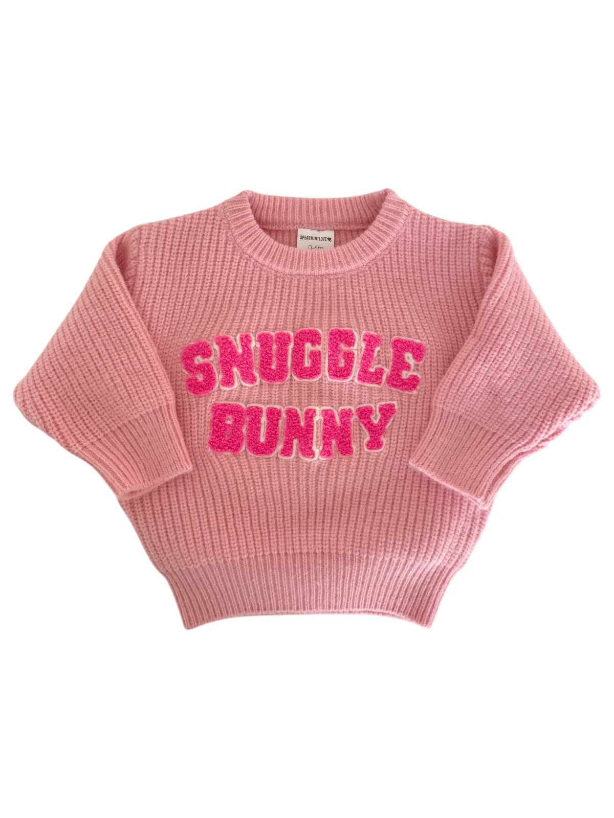 Knit Sweater, Snuggle Bunny Pink - Image 2