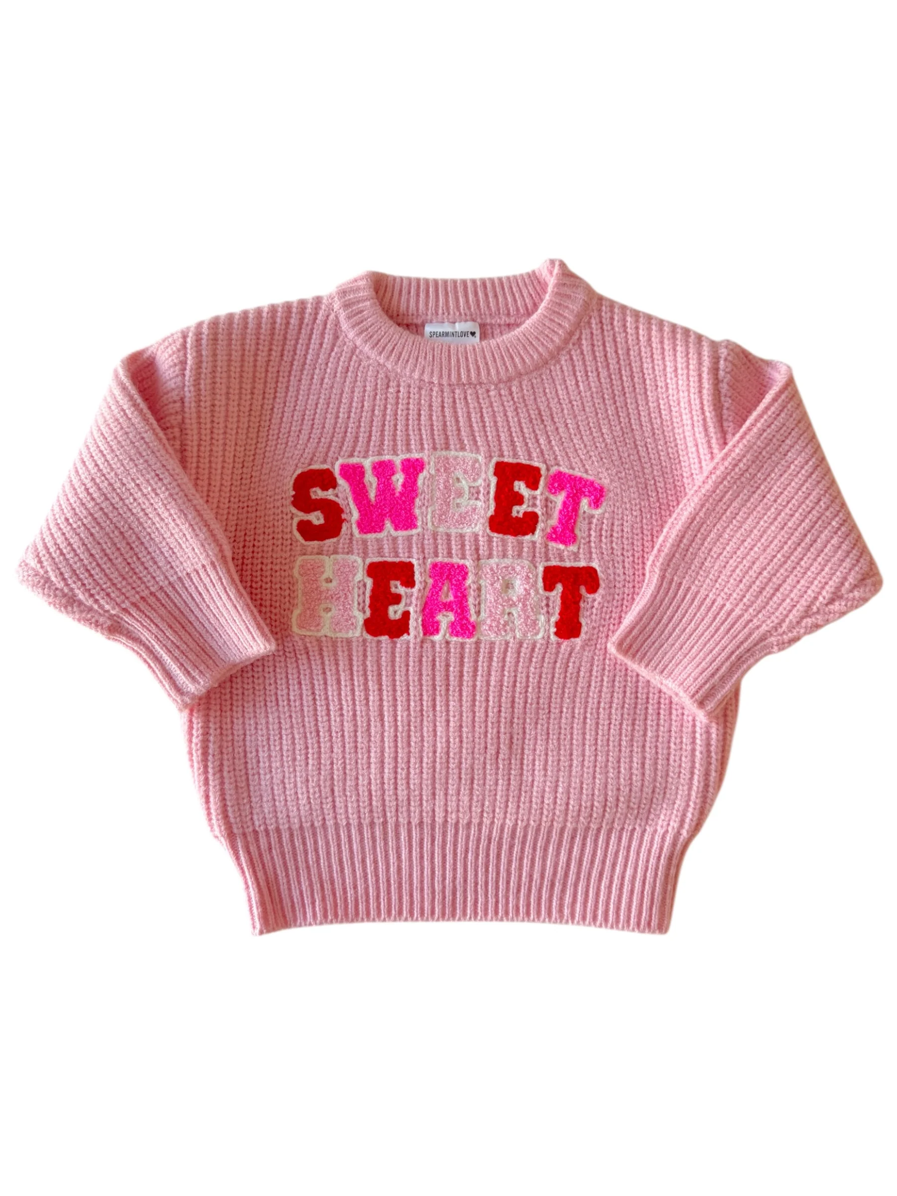 Knit Sweater, Sweetheart Pink - Image 2