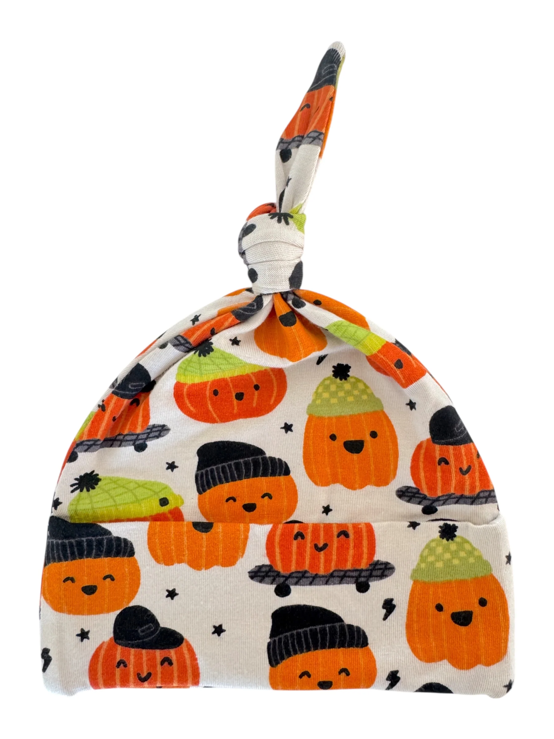 Knot Beanie, Pumpkin Buds - Image 2