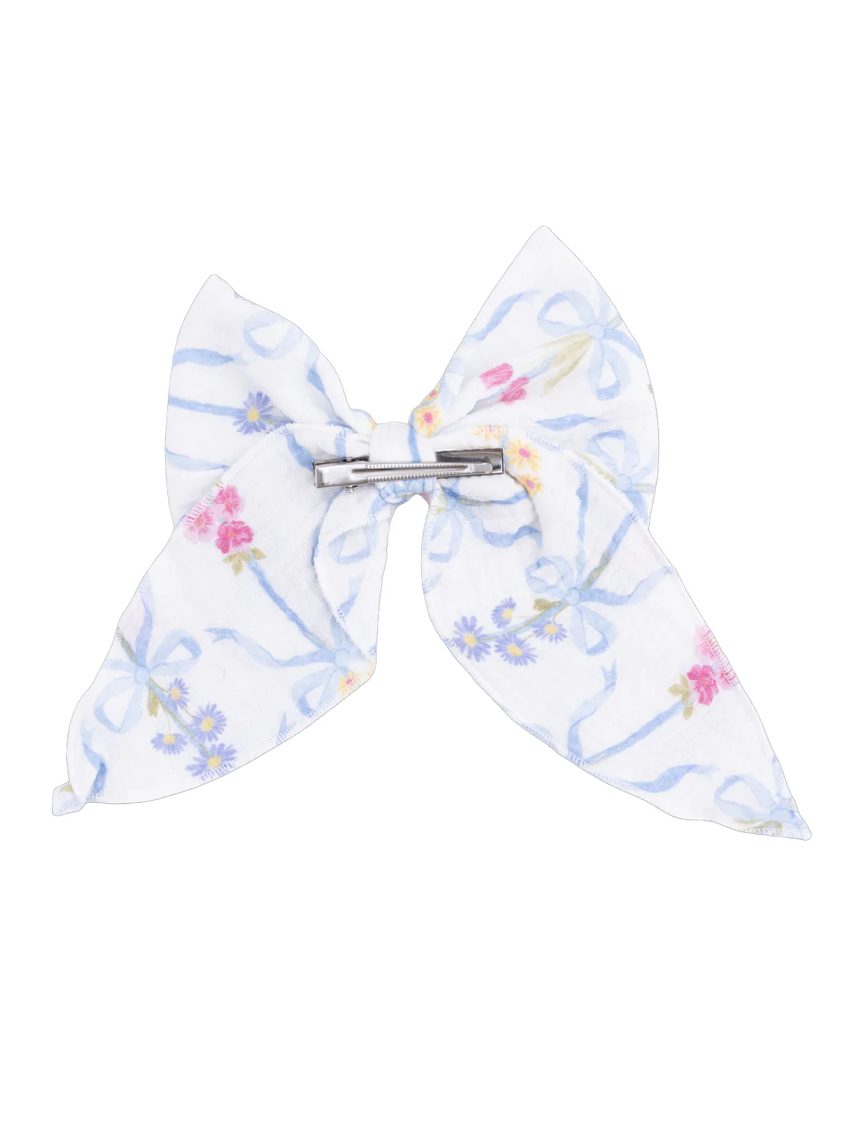 Large Bow Hair Clip, Ribbon Bouquets - Image 2