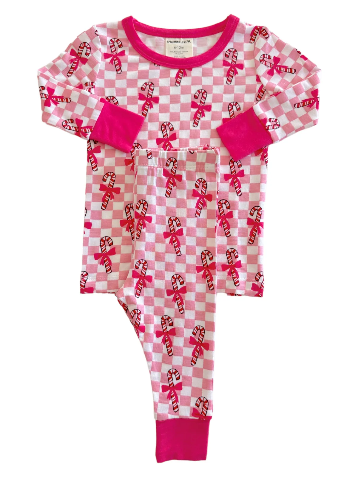 Long Sleeve 2-Piece Set, Cotton Candy Candy Cane - Image 2