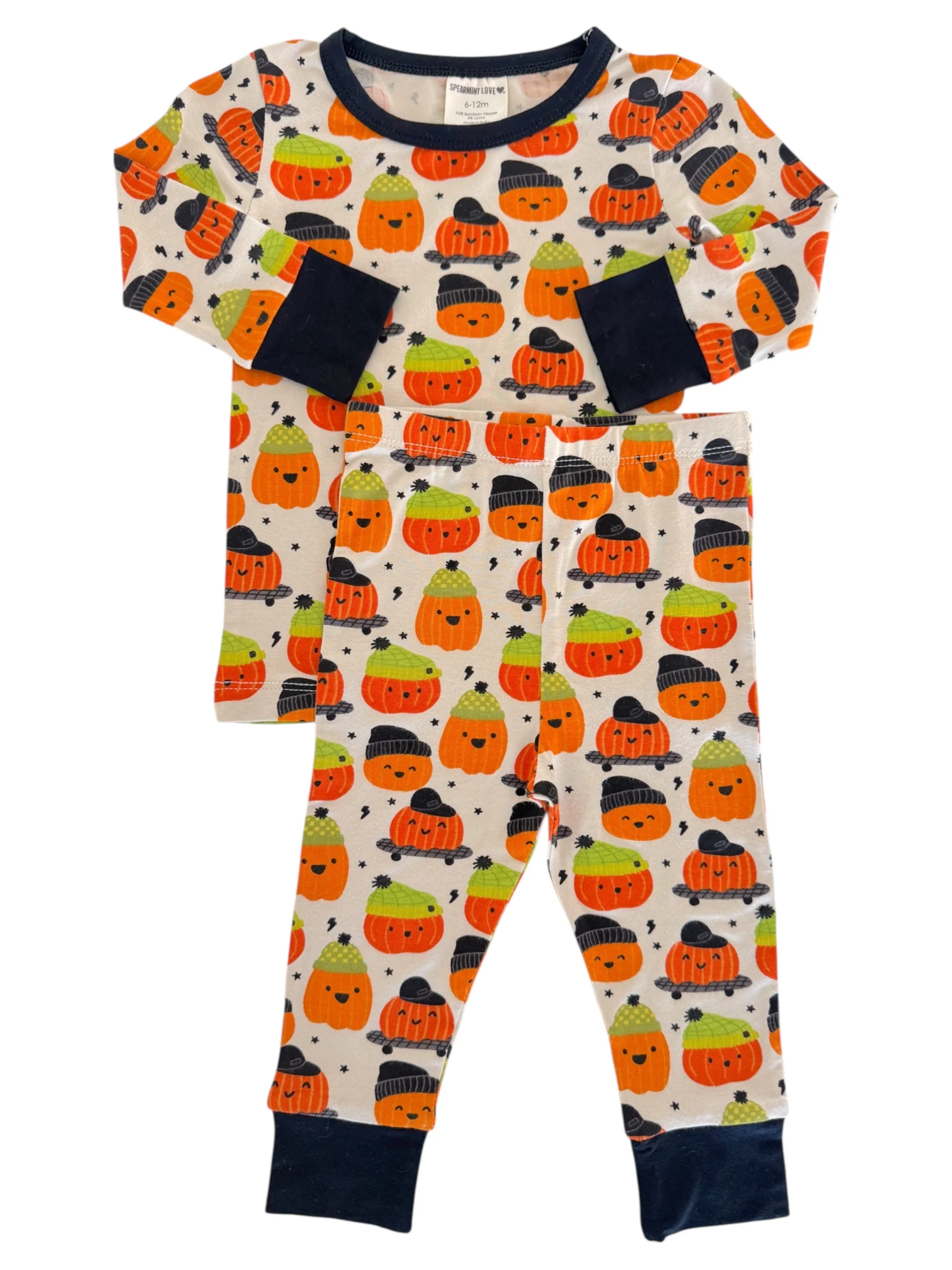 Long Sleeve 2-Piece Set, Pumpkin Buds - Image 4