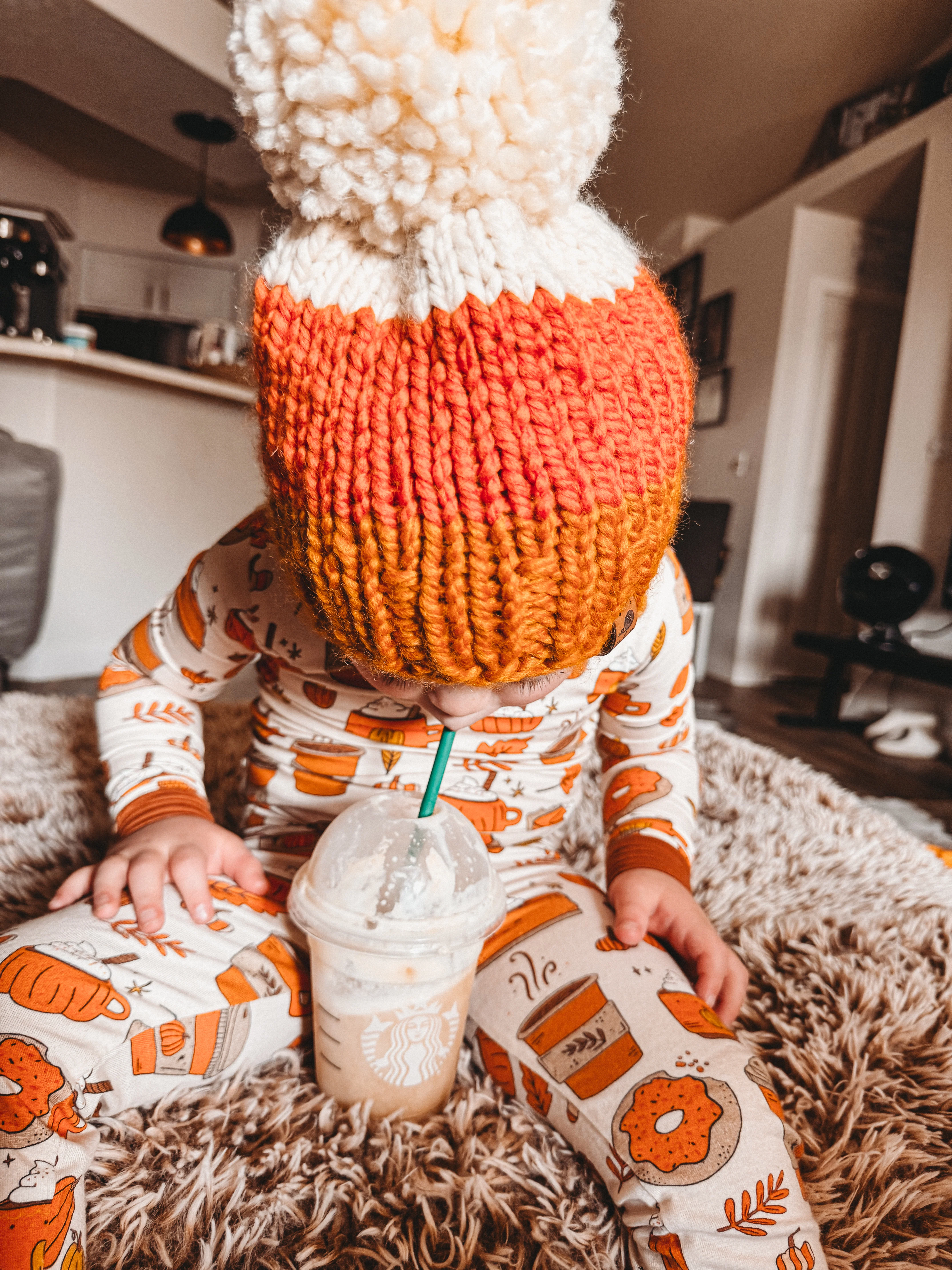 Long Sleeve 2-Piece Set, Pumpkin Spice Latte - Image 6