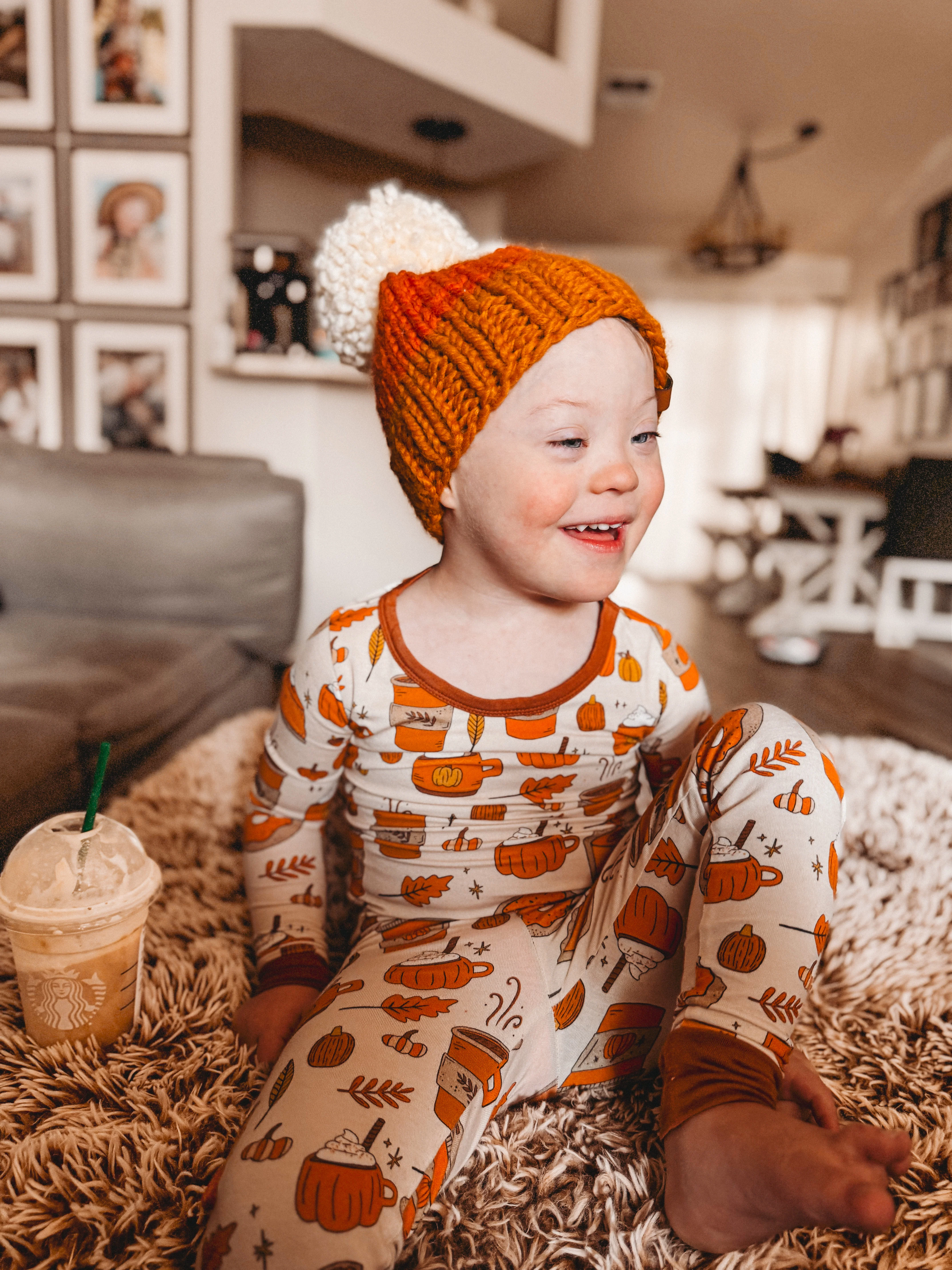 Long Sleeve 2-Piece Set, Pumpkin Spice Latte - Image 7