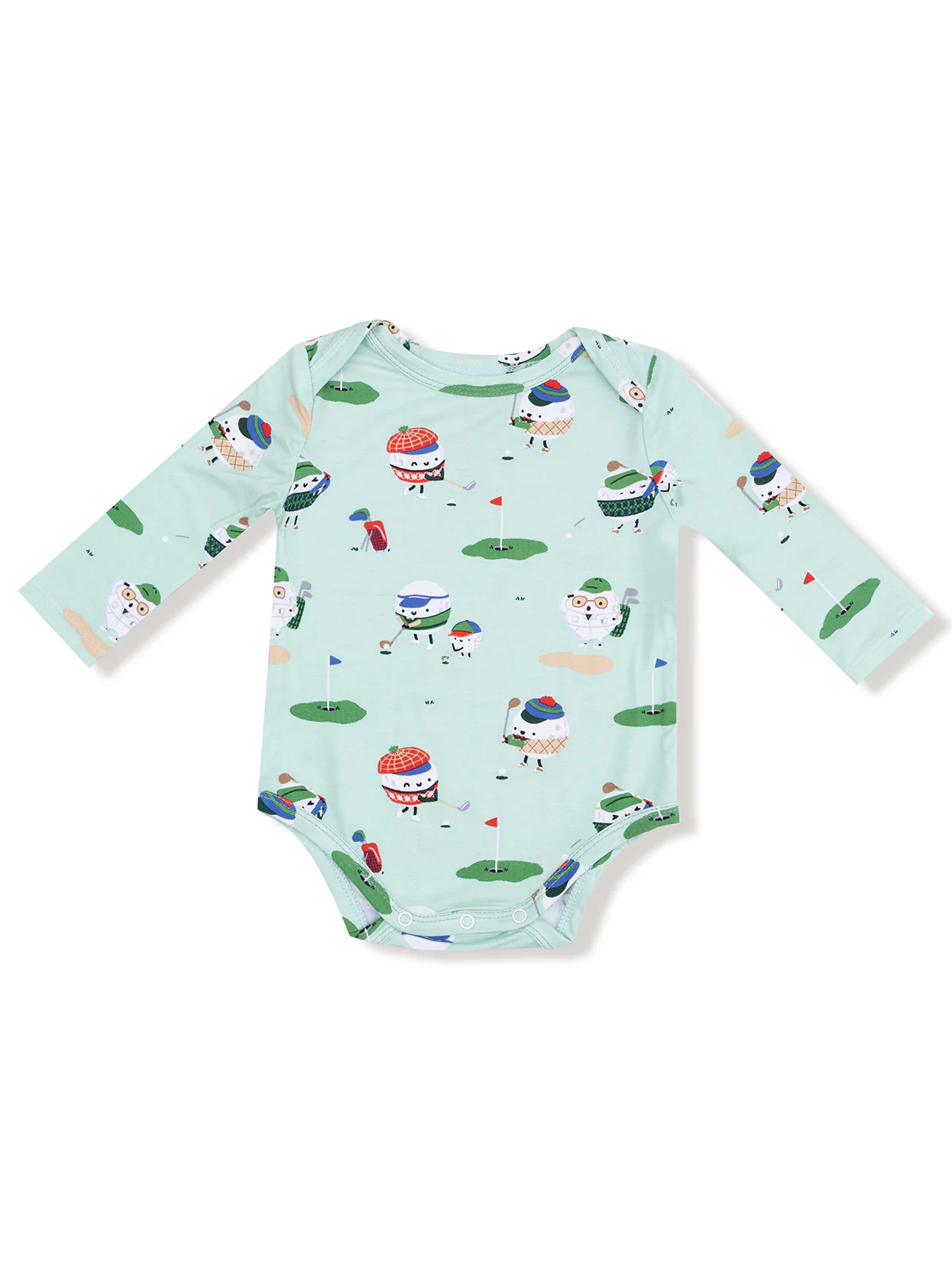 Long Sleeve Bodysuit, Golf Pros Green