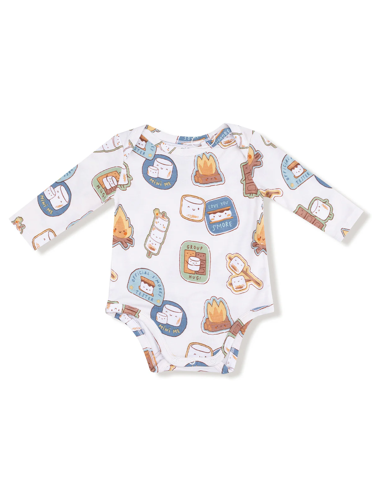 Long Sleeve Bodysuit, Smores