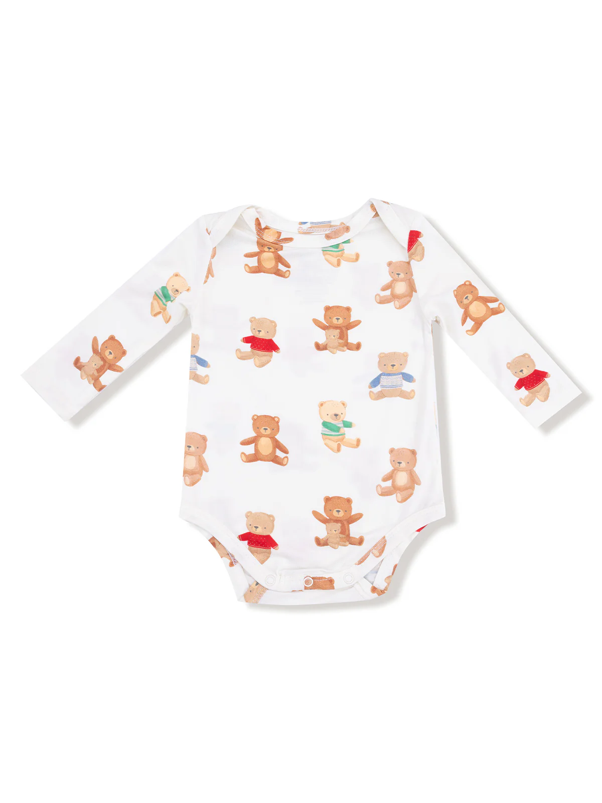 Long Sleeve Bodysuit, Teddy Bear Collection