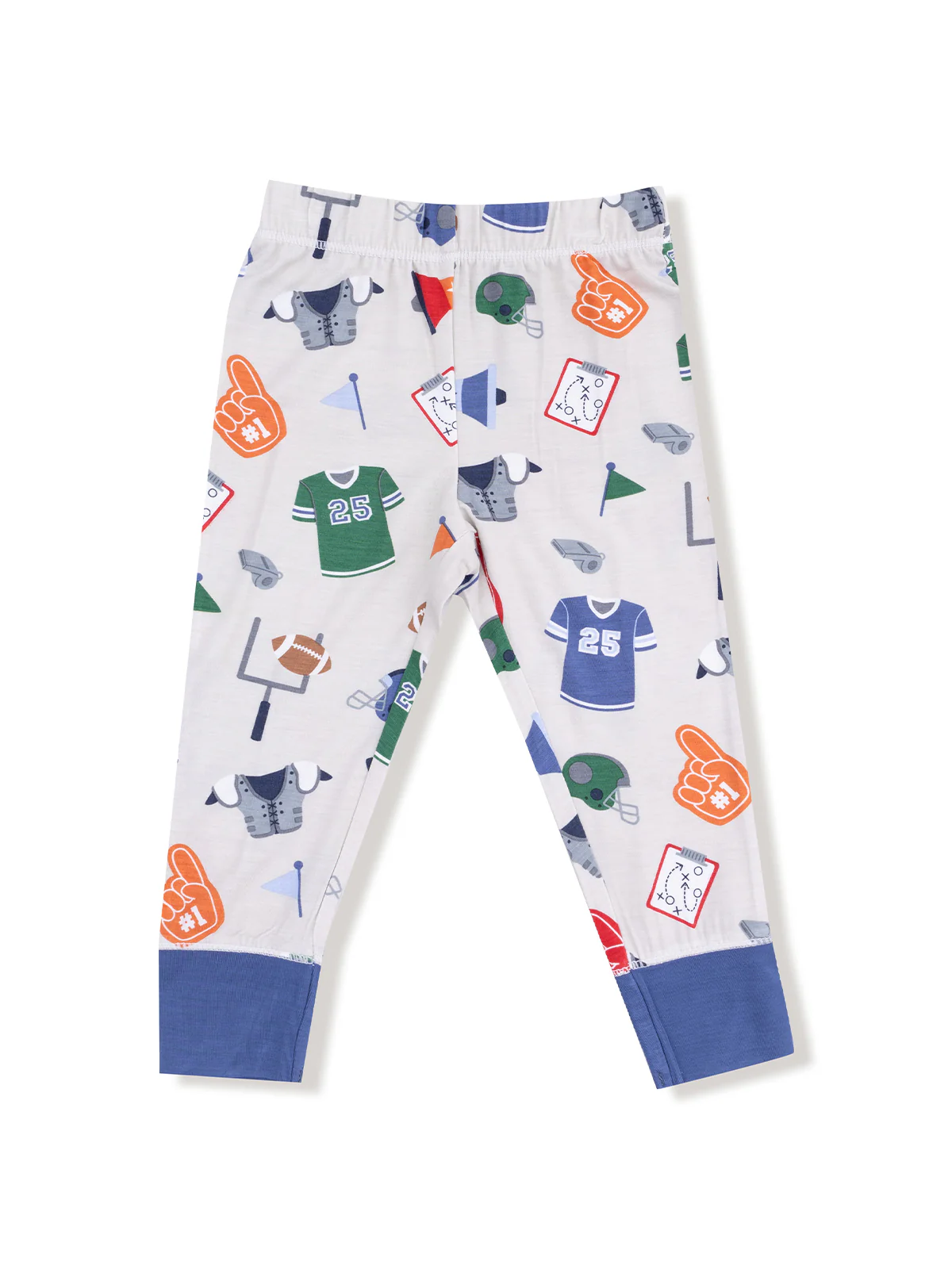 Long Sleeve Loungewear Set, Game Day Grey - Image 3
