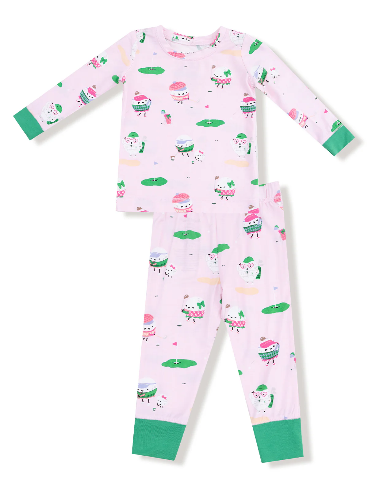 Long Sleeve Loungewear Set, Golf Pros Pink