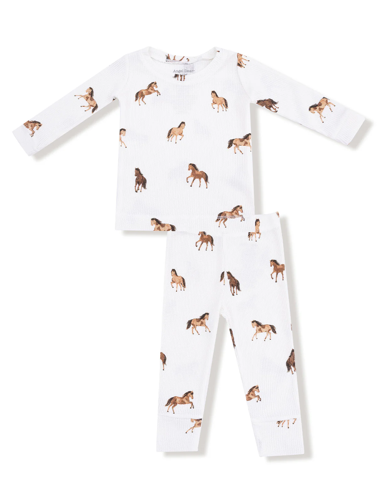 Long Sleeve Loungewear Set, Mini Horses