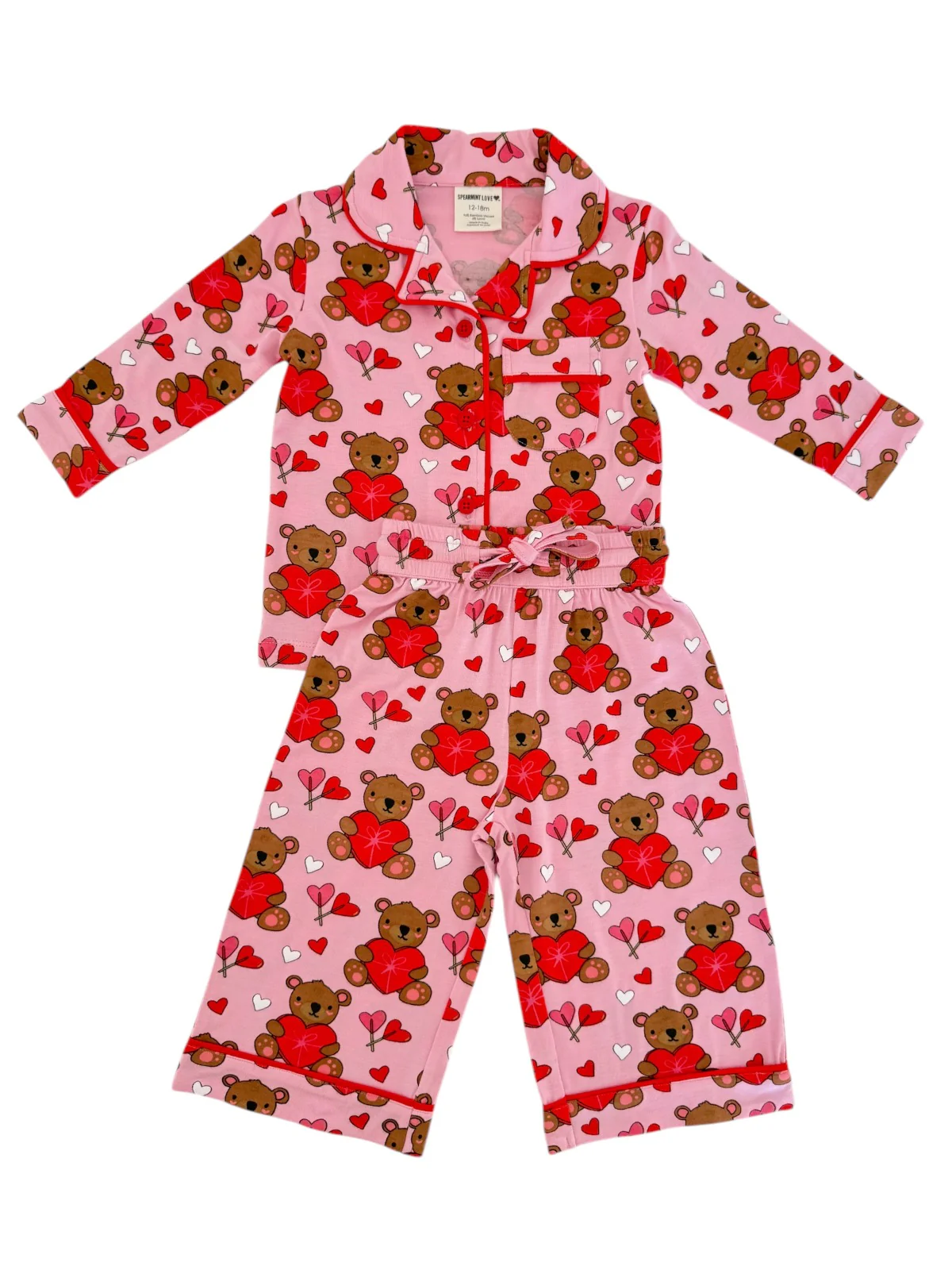 Lounge Set, Valentine Bear Pink - Image 4