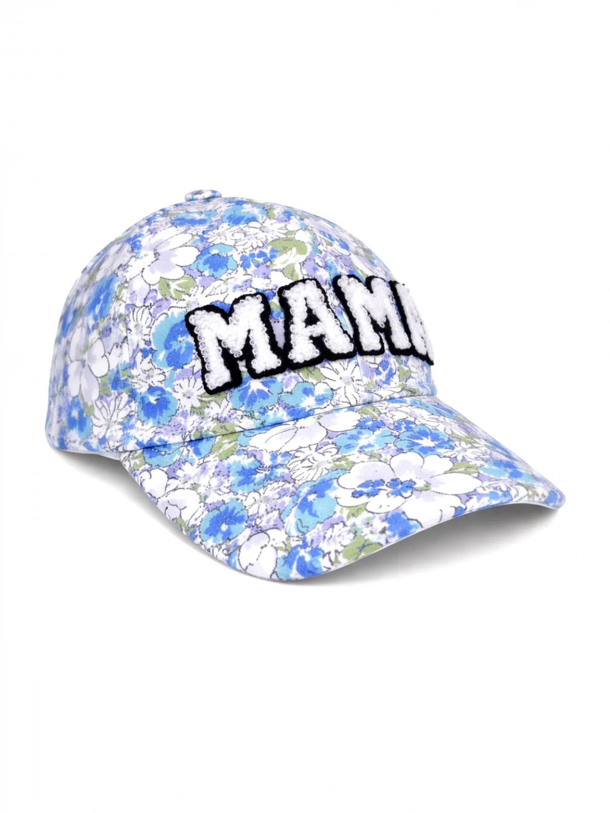 MAMA Adult Baseball Hat, Iris Floral - Image 2