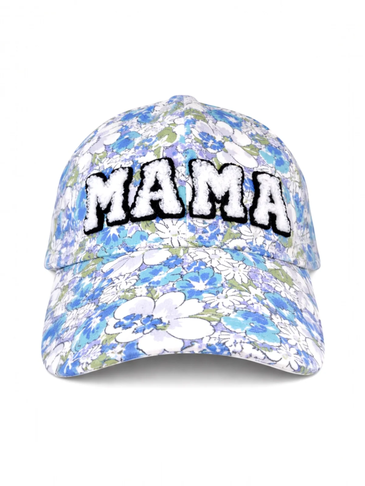 MAMA Adult Baseball Hat, Iris Floral - Image 3