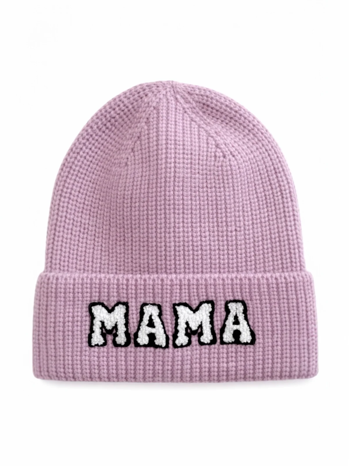Mama Knit Hat, Lavender